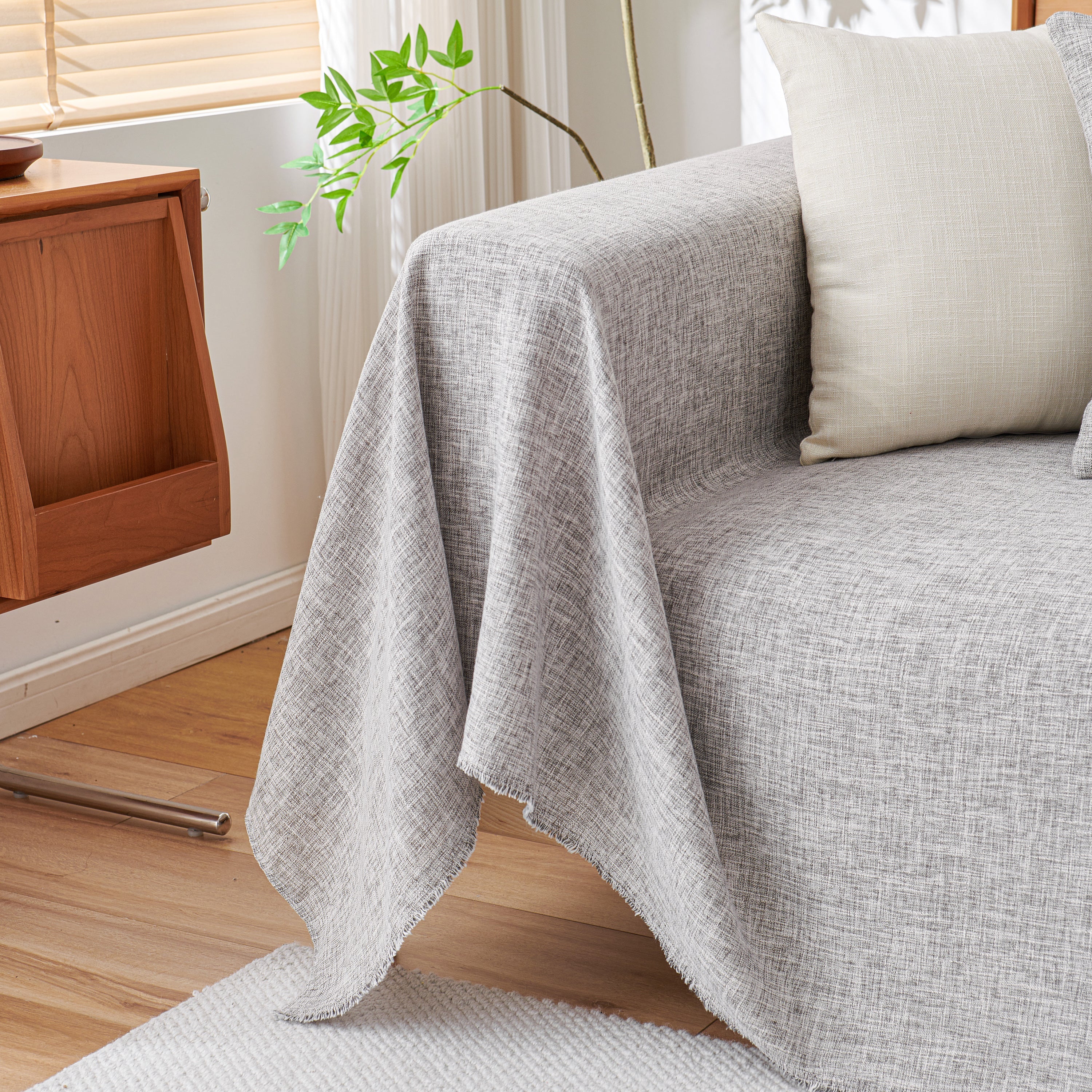 Sofa Slipcovers Cotton Sheet Blanket, Furniture Decor Pet Protector Stylish Throws For Sectional Couch
