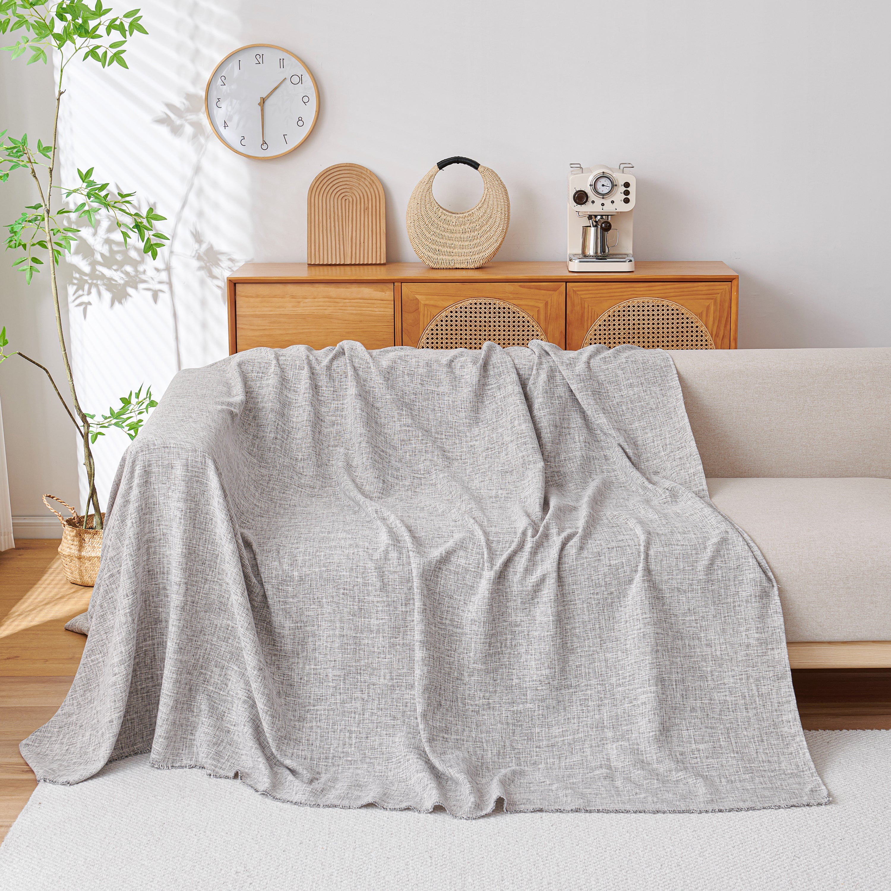 Sofa Slipcovers Cotton Sheet Blanket, Furniture Decor Pet Protector Stylish Throws For Sectional Couch