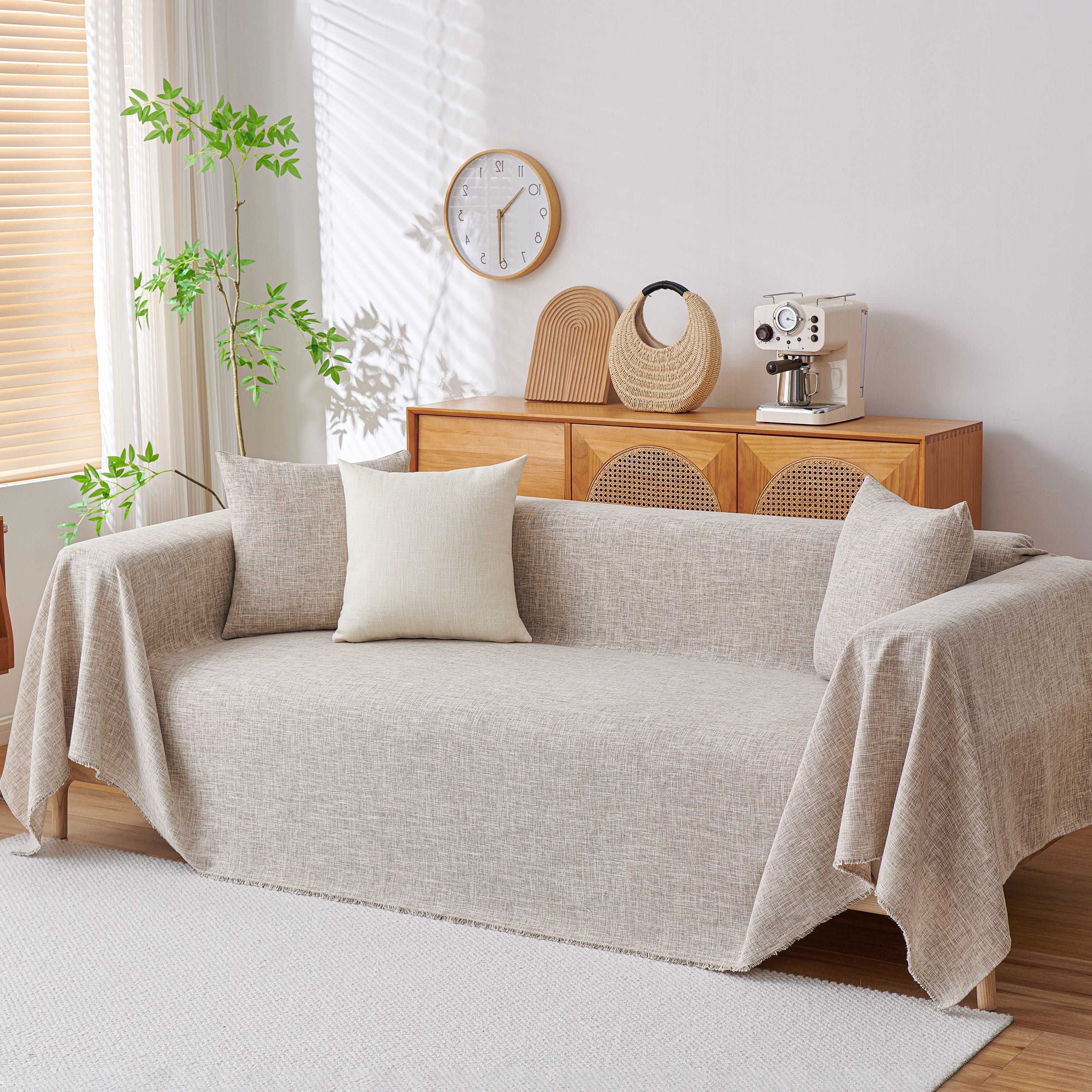 Sofa Slipcovers Cotton Sheet Blanket, Furniture Decor Pet Protector Stylish Throws For Sectional Couch