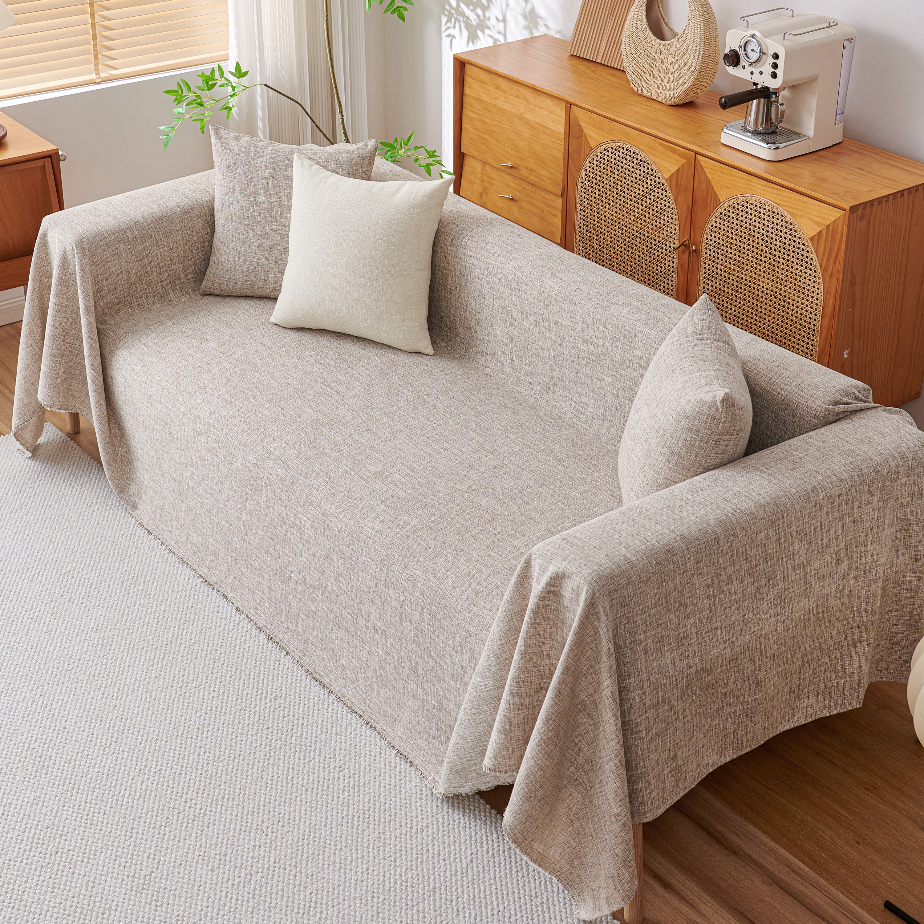 Sofa Slipcovers Cotton Sheet Blanket, Furniture Decor Pet Protector Stylish Throws For Sectional Couch
