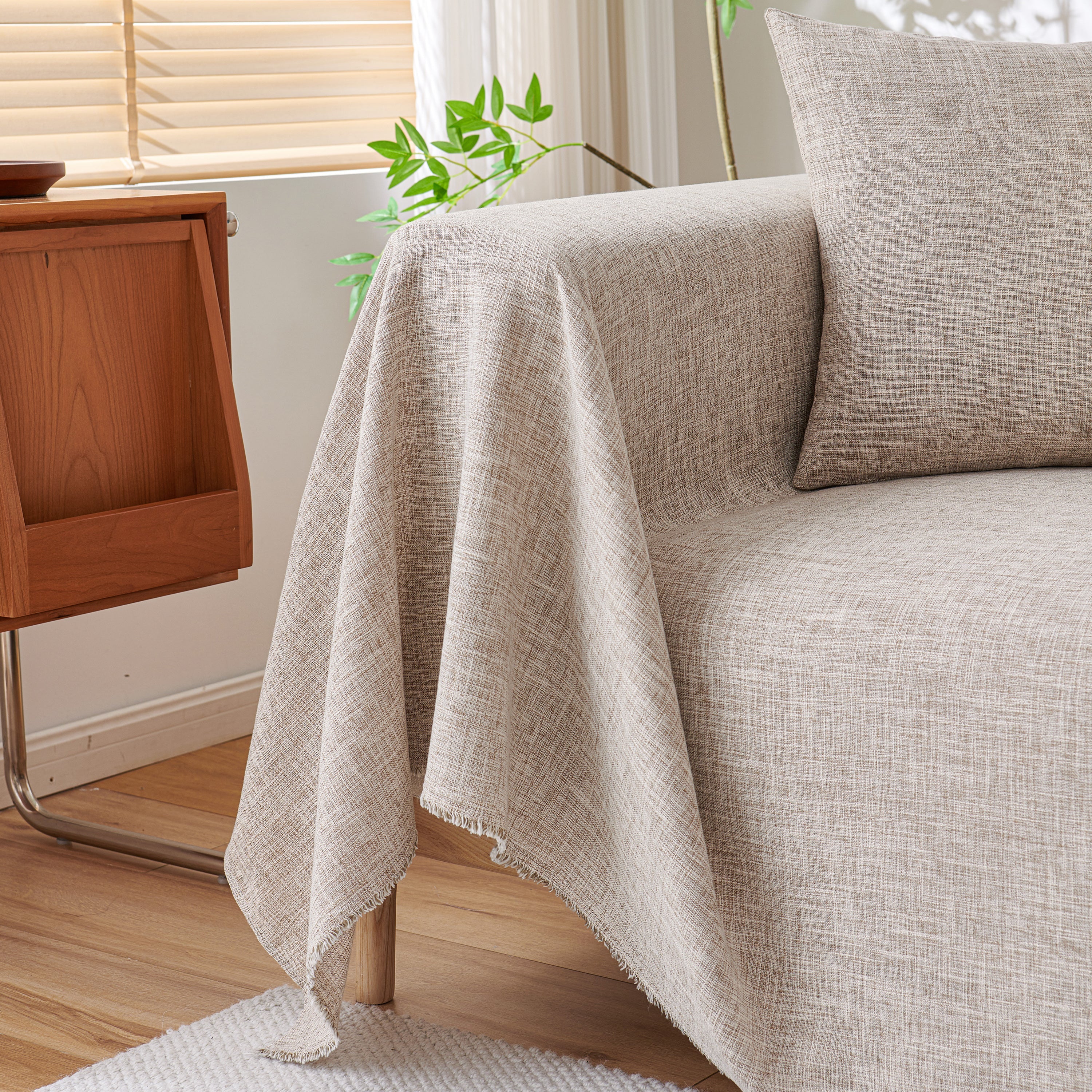 Sofa Slipcovers Cotton Sheet Blanket, Furniture Decor Pet Protector Stylish Throws For Sectional Couch