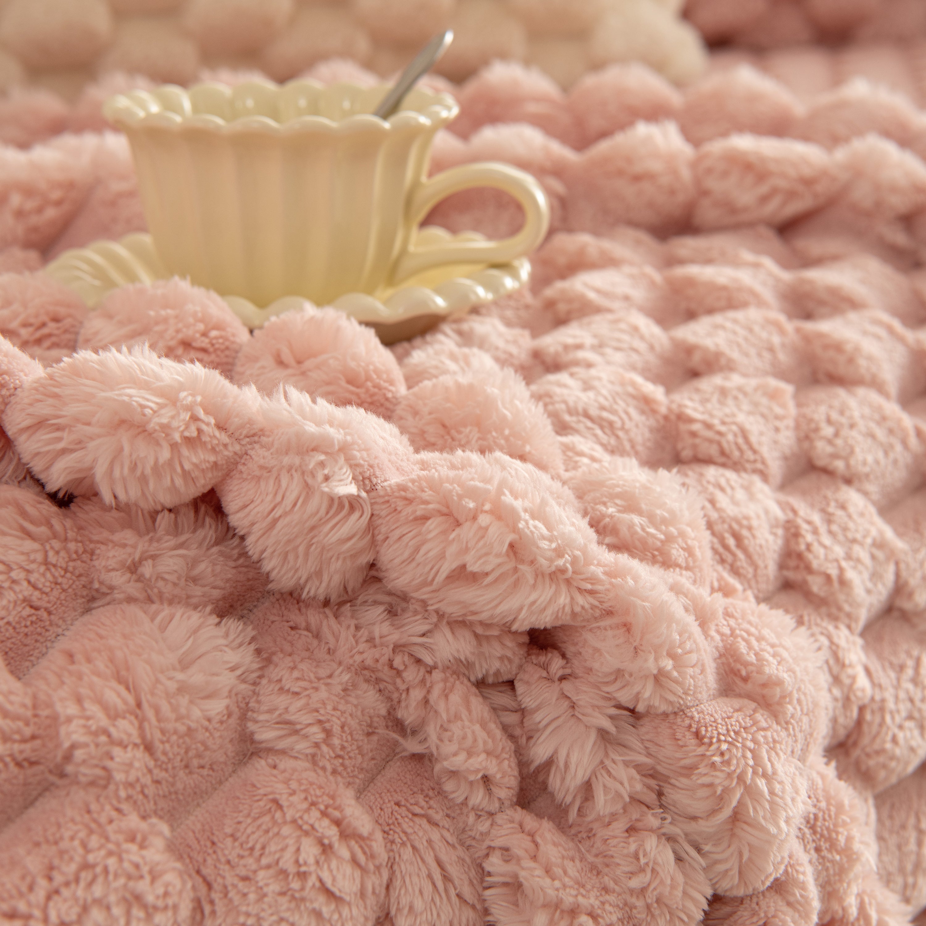 Thick Plush Faux Fur Couch Cover Blanket Warm Fuzzy Blanket Couch Protector For Winter