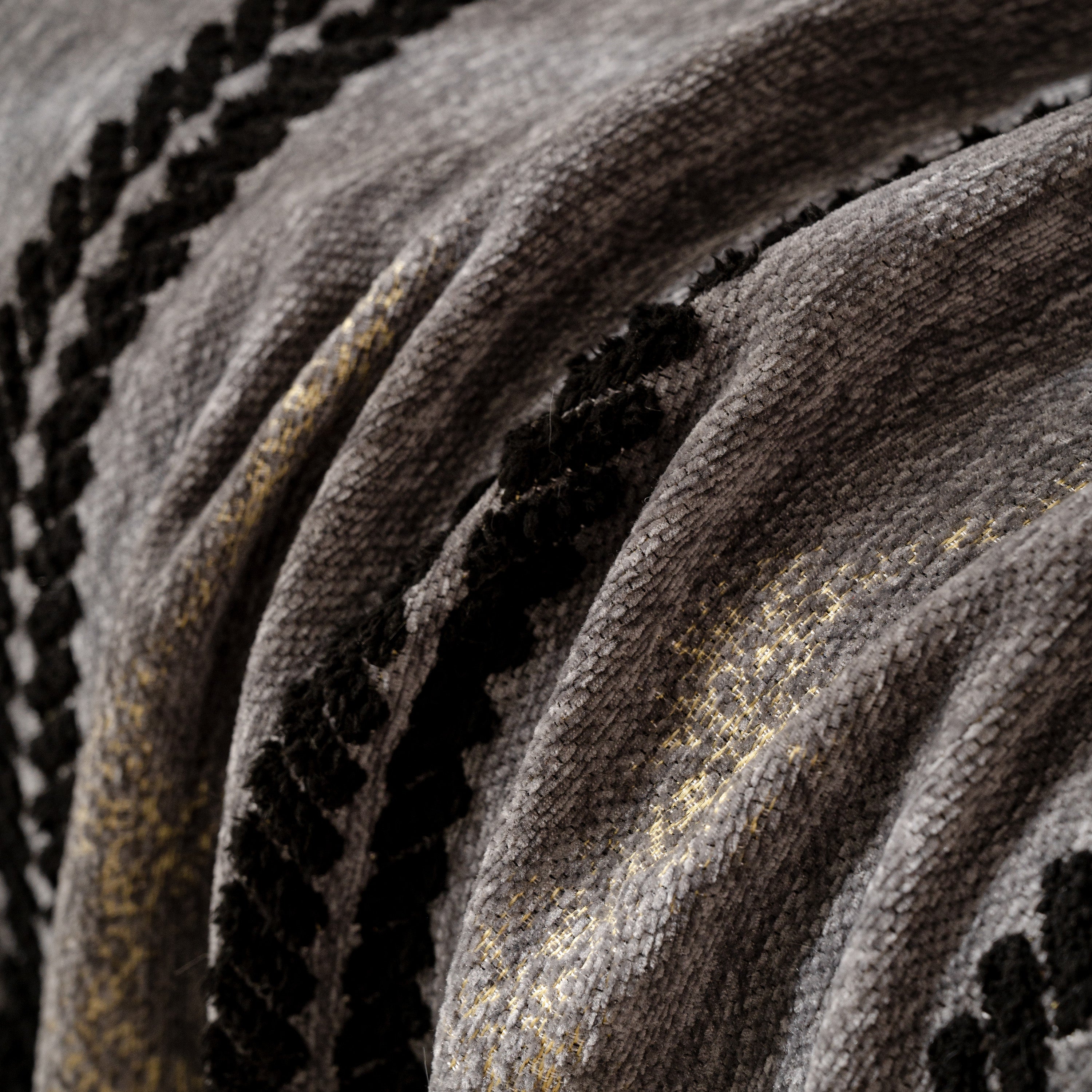 Boho Couch Throw Blanket With Textured Stripes, Sofa Cover For Living Room Decor