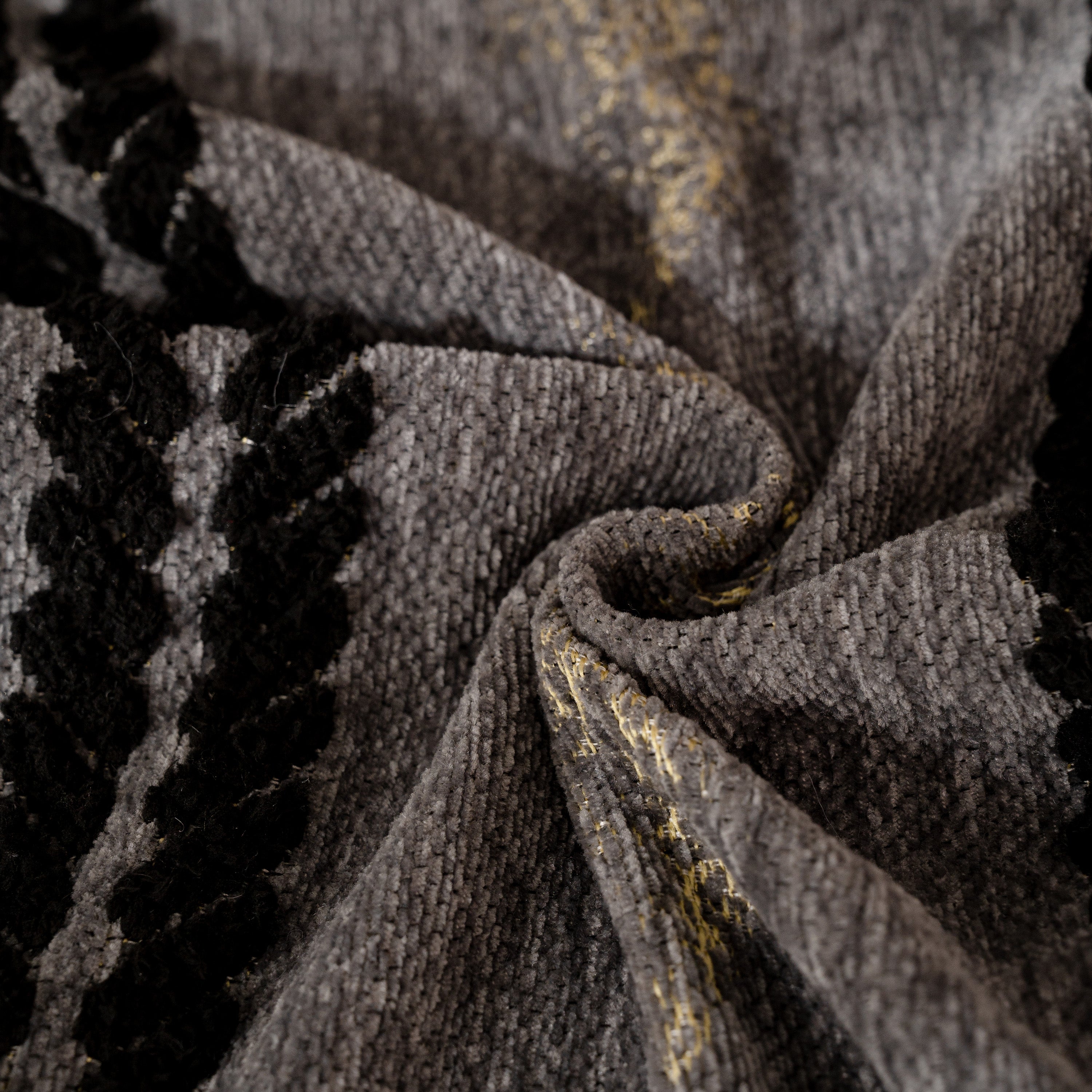 Boho Couch Throw Blanket With Textured Stripes, Sofa Cover For Living Room Decor