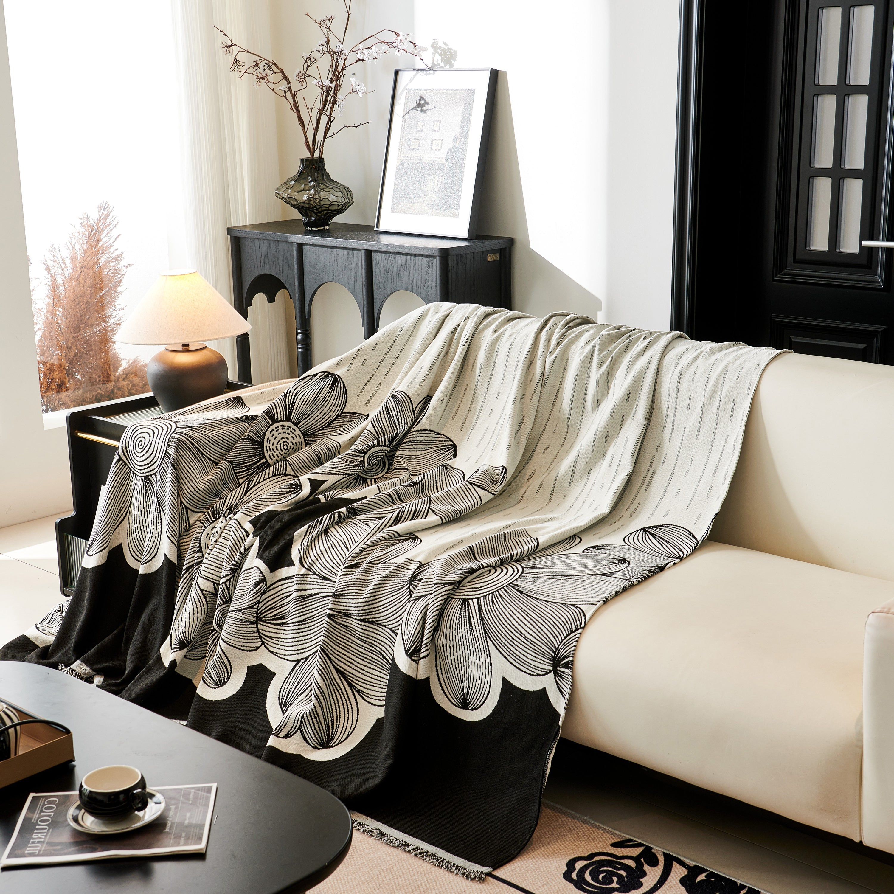 Floral Sofa Slipcovers Reversible Sofa Throw Covers With Tassels Pretty Furniture Covers For Sofas