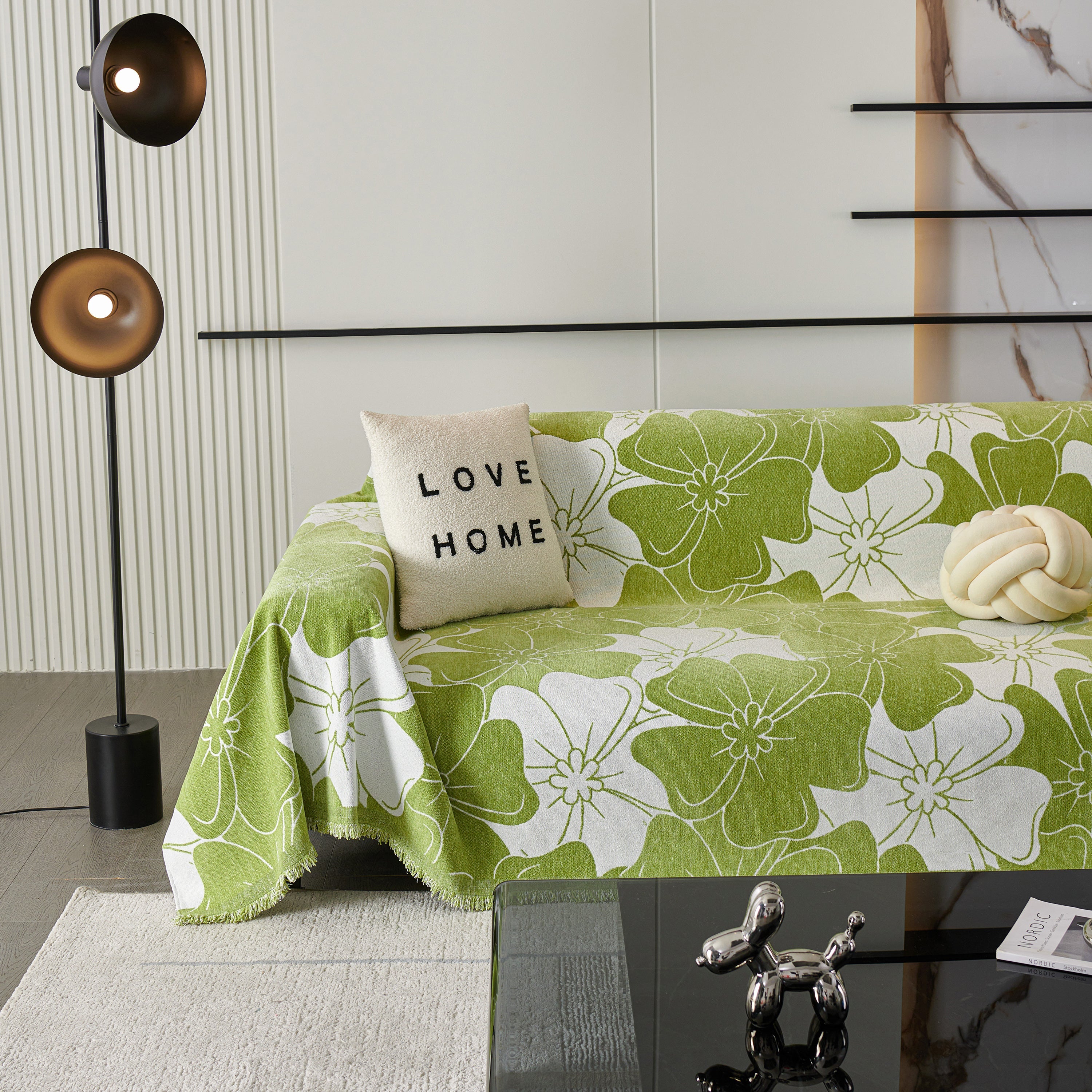 Decorative Throw Blankets For Sofa, Oversized Pretty Floral Throws For Sofas