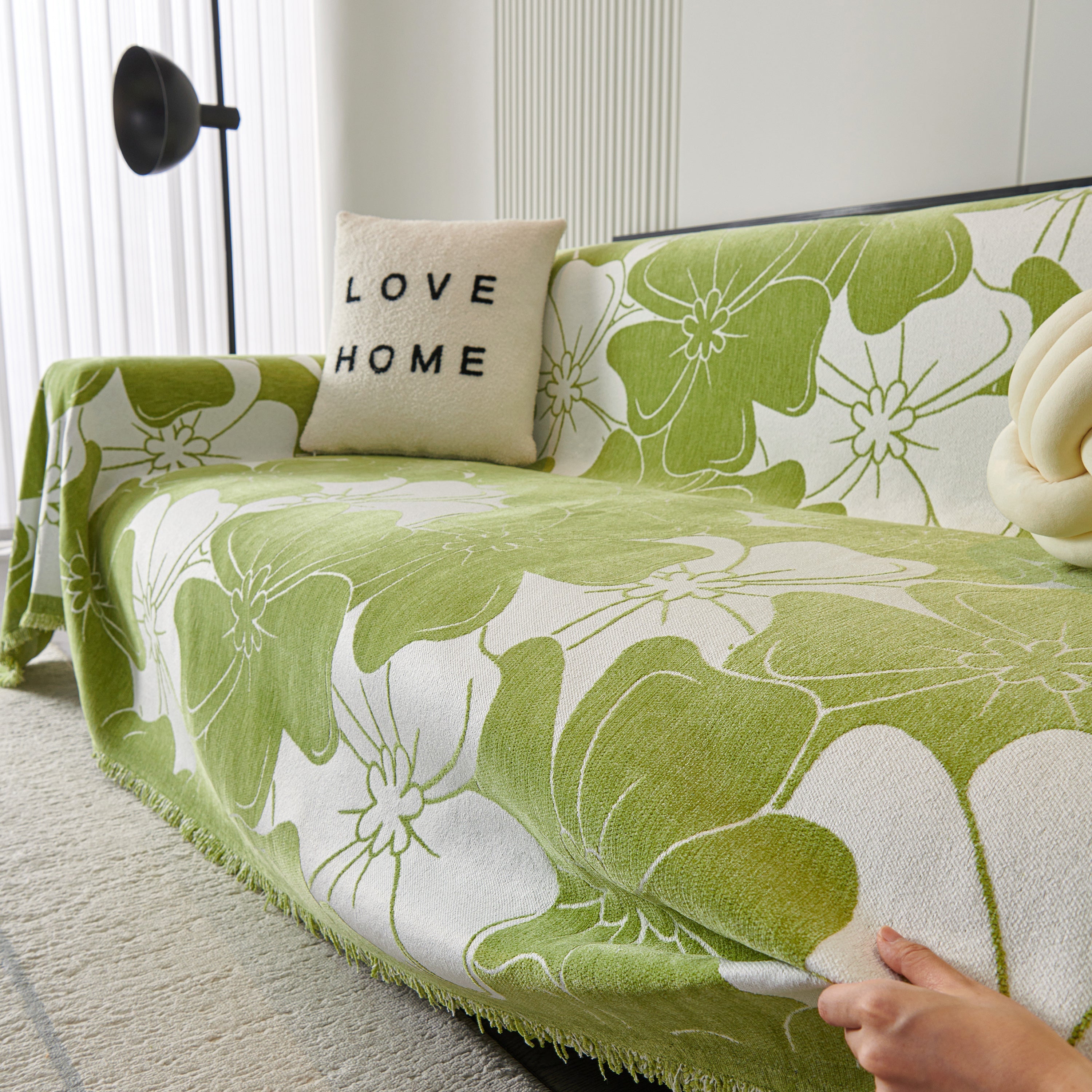 Decorative Throw Blankets For Sofa, Oversized Pretty Floral Throws For Sofas