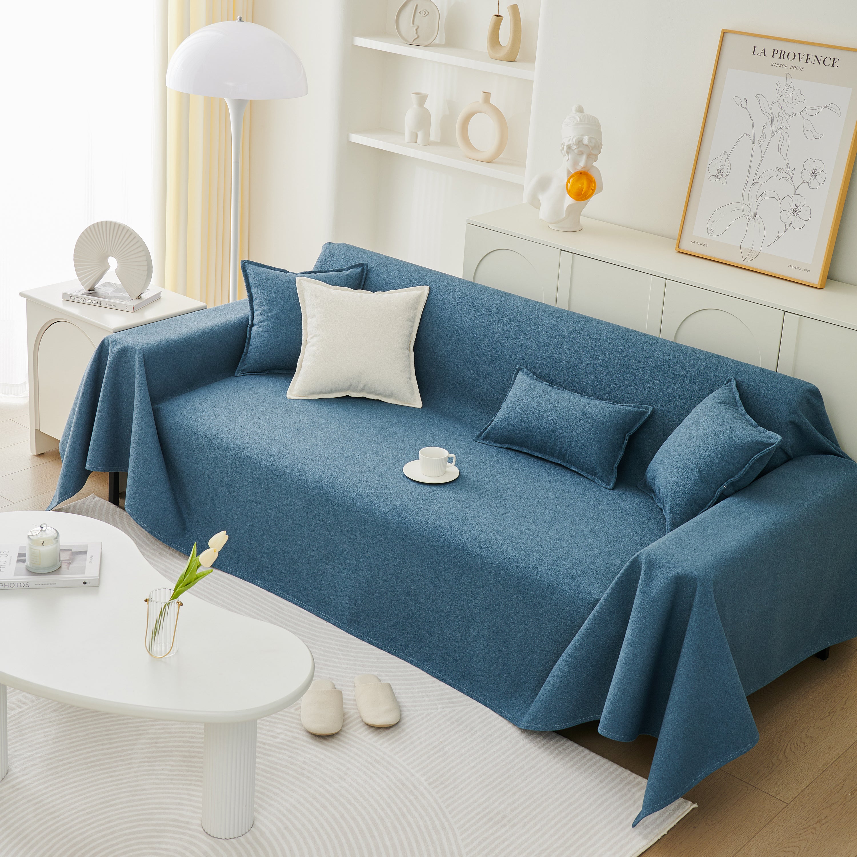 Extra Large Waterproof Non Slip Sofa Cover Blanket, Furniture Covers For Pets, Cozy Couch Protector