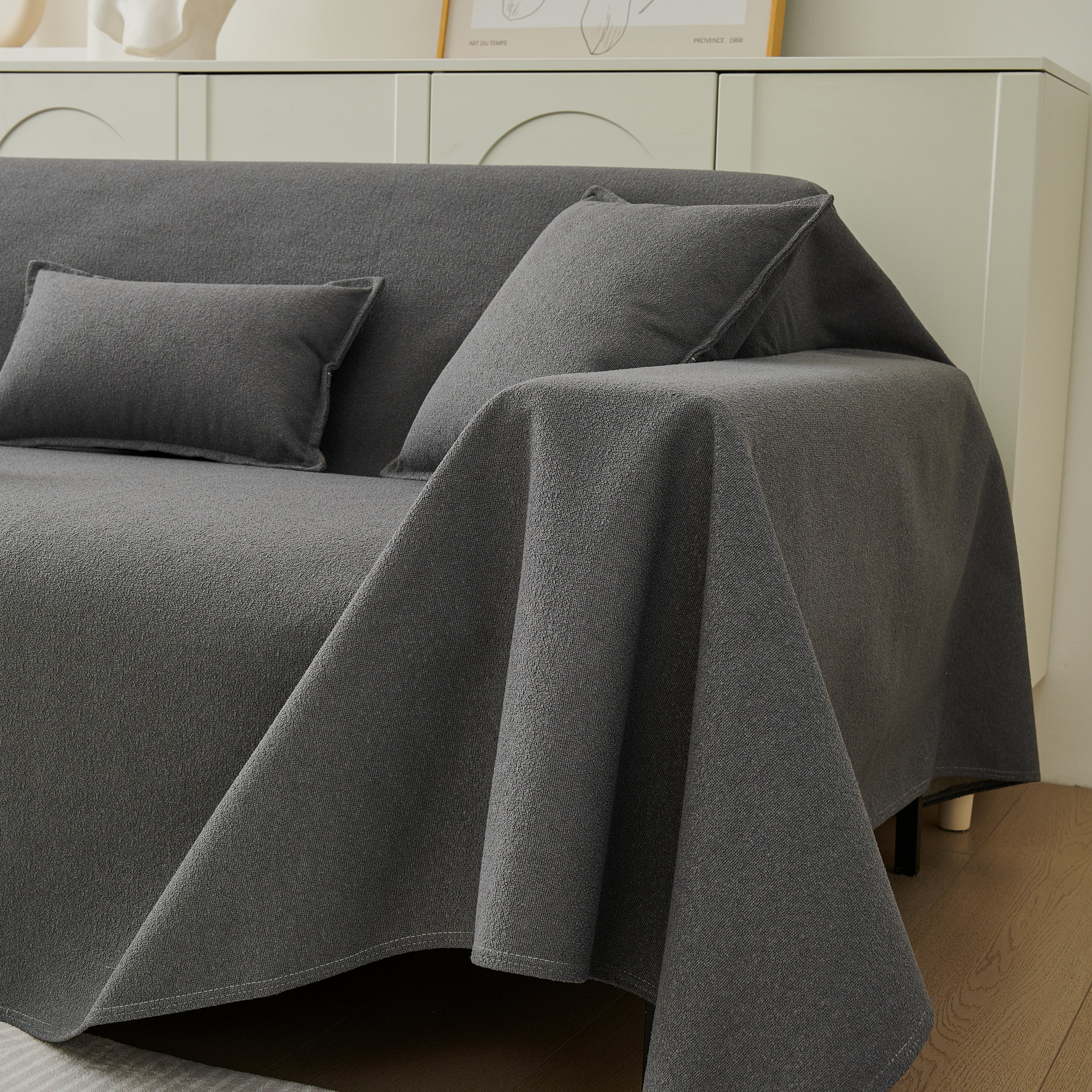 Extra Large Waterproof Non Slip Sofa Cover Blanket, Furniture Covers For Pets, Cozy Couch Protector