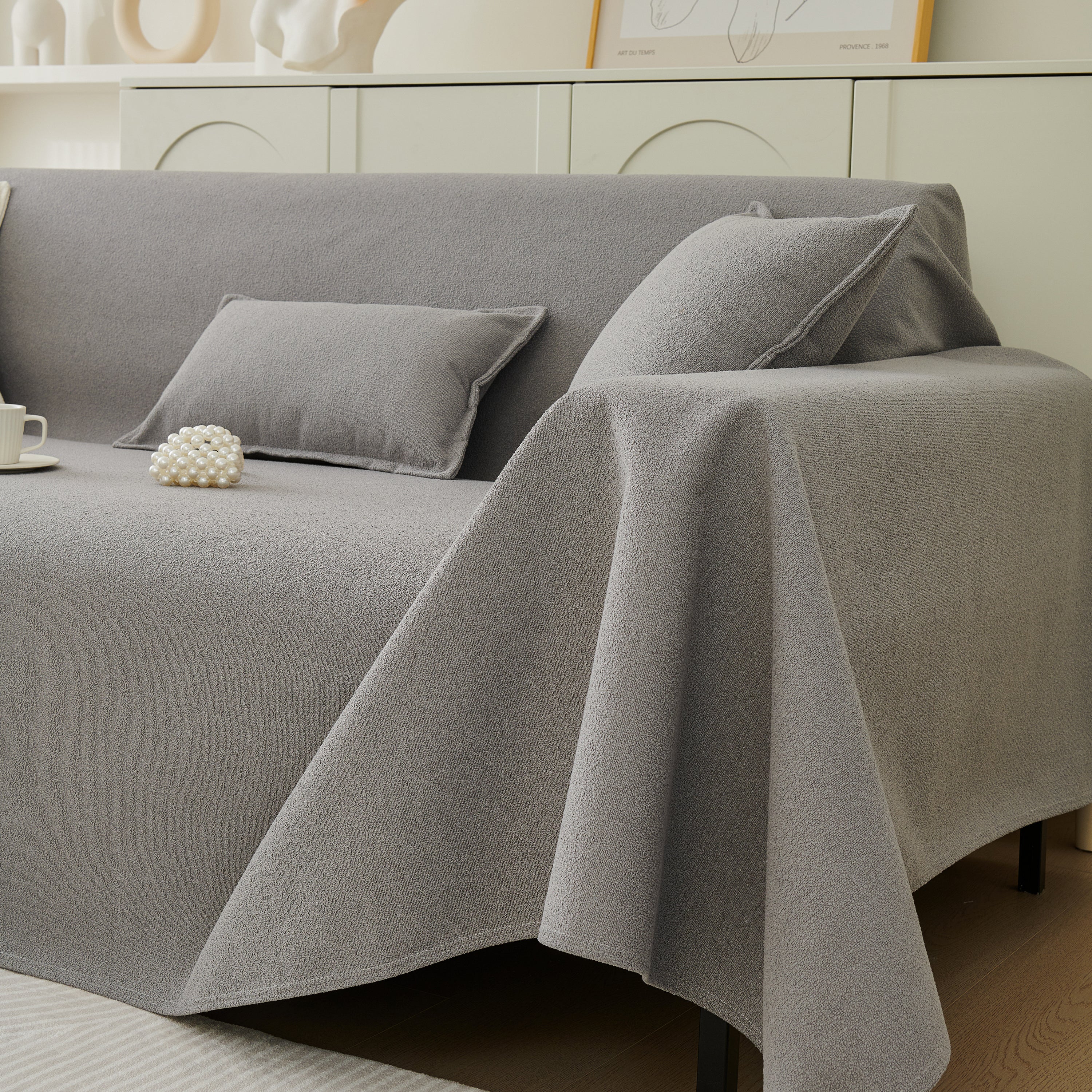 Extra Large Waterproof Non Slip Sofa Cover Blanket, Furniture Covers For Pets, Cozy Couch Protector