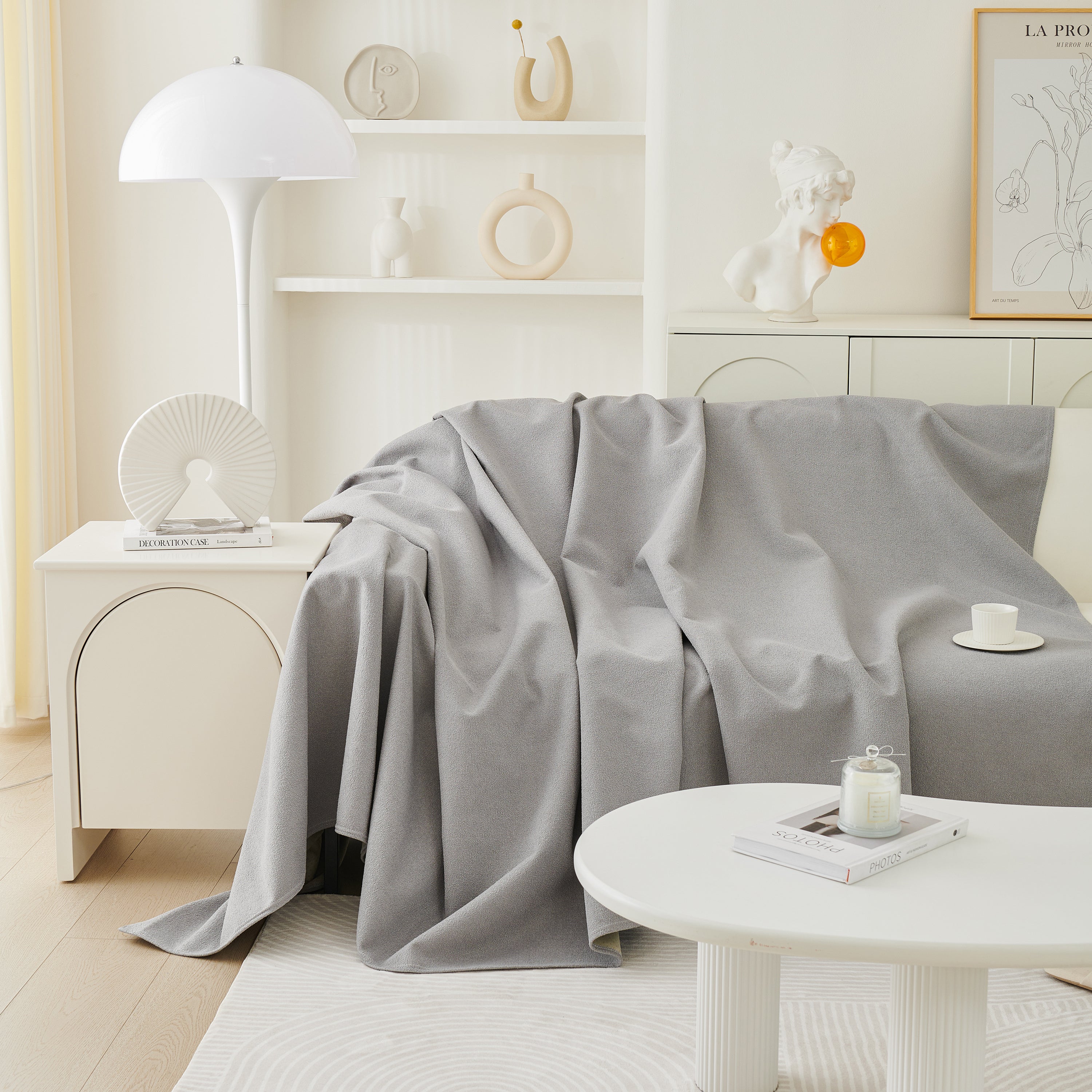 Extra Large Waterproof Non Slip Sofa Cover Blanket, Furniture Covers For Pets, Cozy Couch Protector