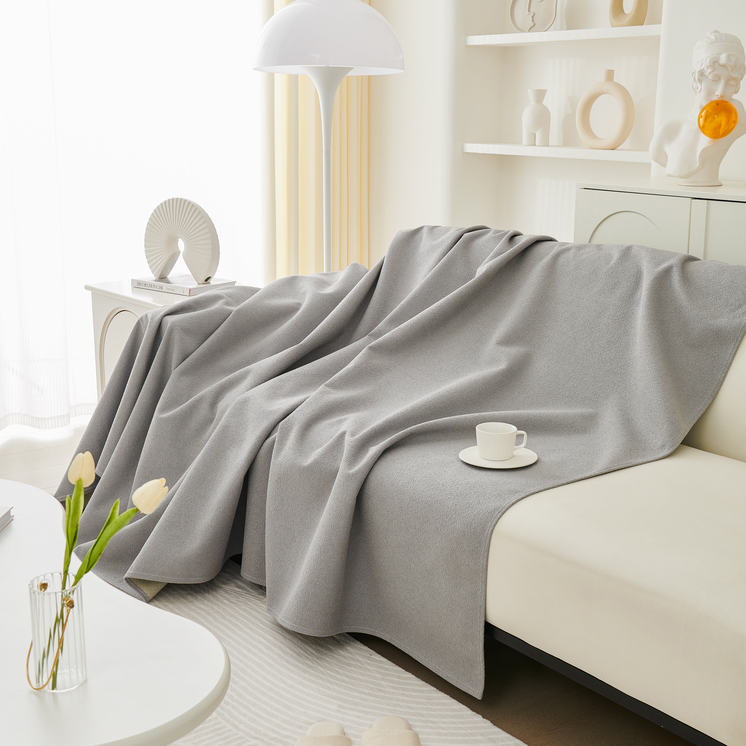 Extra Large Waterproof Non Slip Sofa Cover Blanket, Furniture Covers For Pets, Cozy Couch Protector