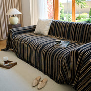 Vintage-inspired Striped Blankets For Couch Covers Luxury Couch Throw Cover With Timeless Elegance