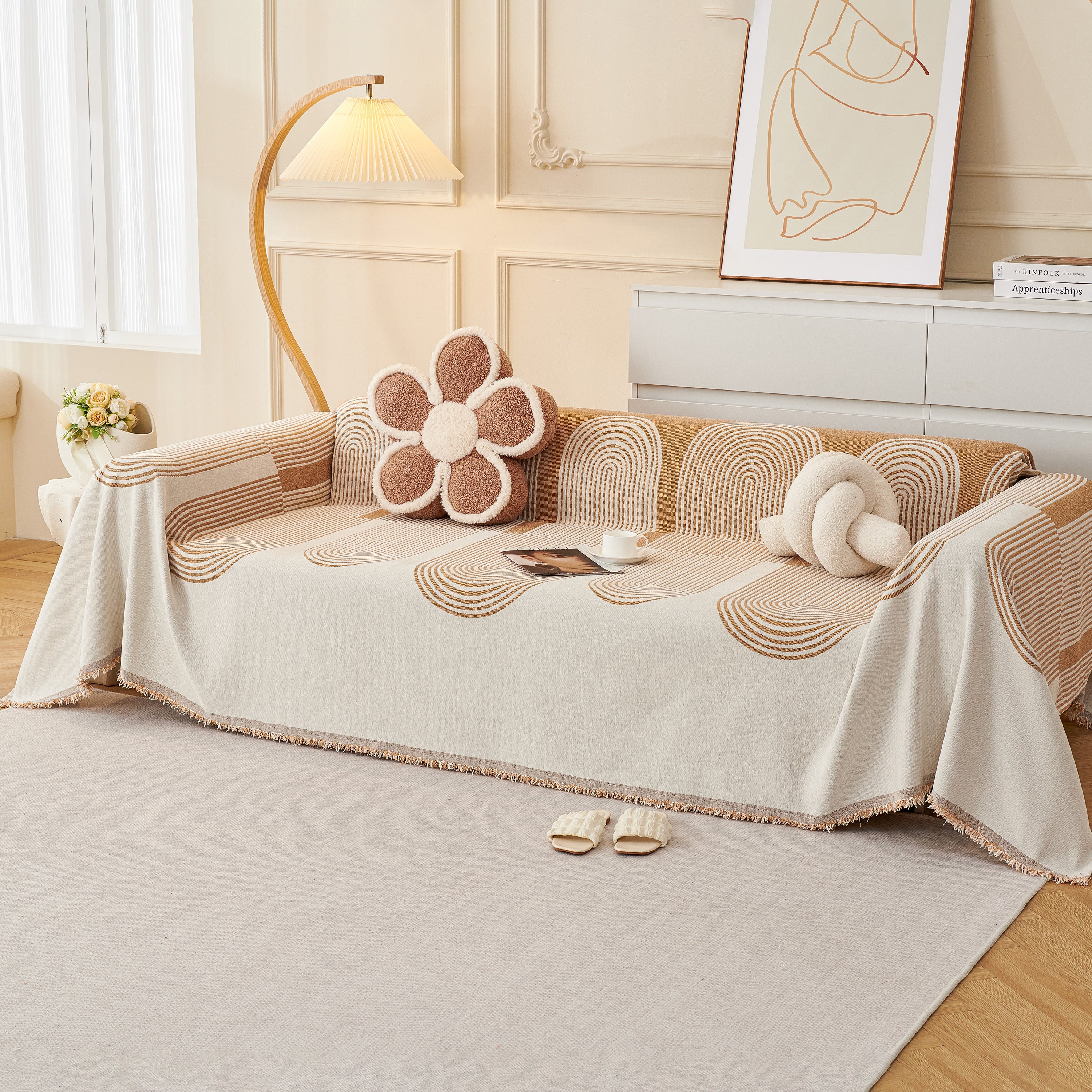 Chenille Boho Geometric Sofa Throw Cover Luxury Throws For Sofas Cat Proof Slipcovers Couch Covers