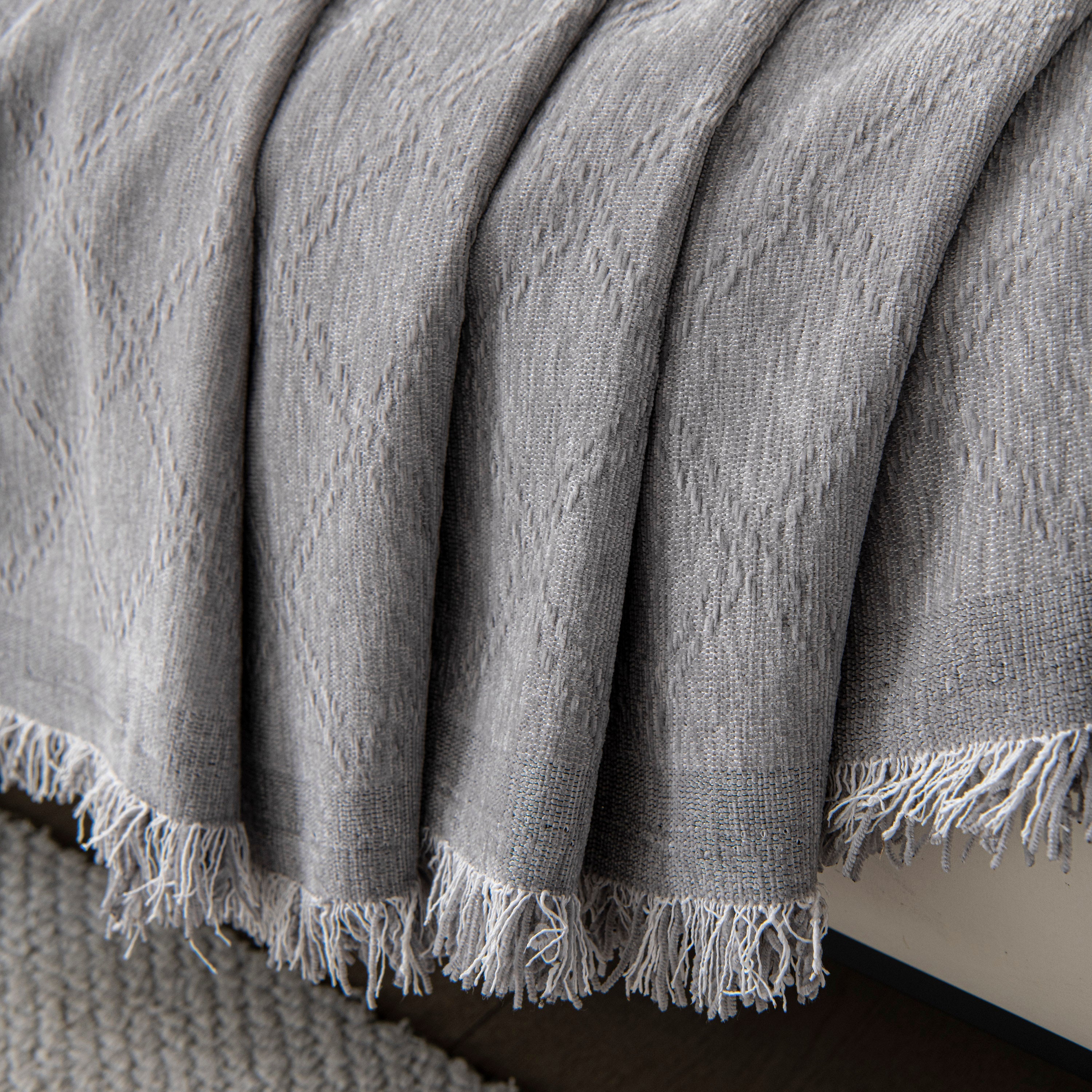 Soft Textured Couch Cover Slipcover Blanket, Modern Couch Covers For Dogs Washable