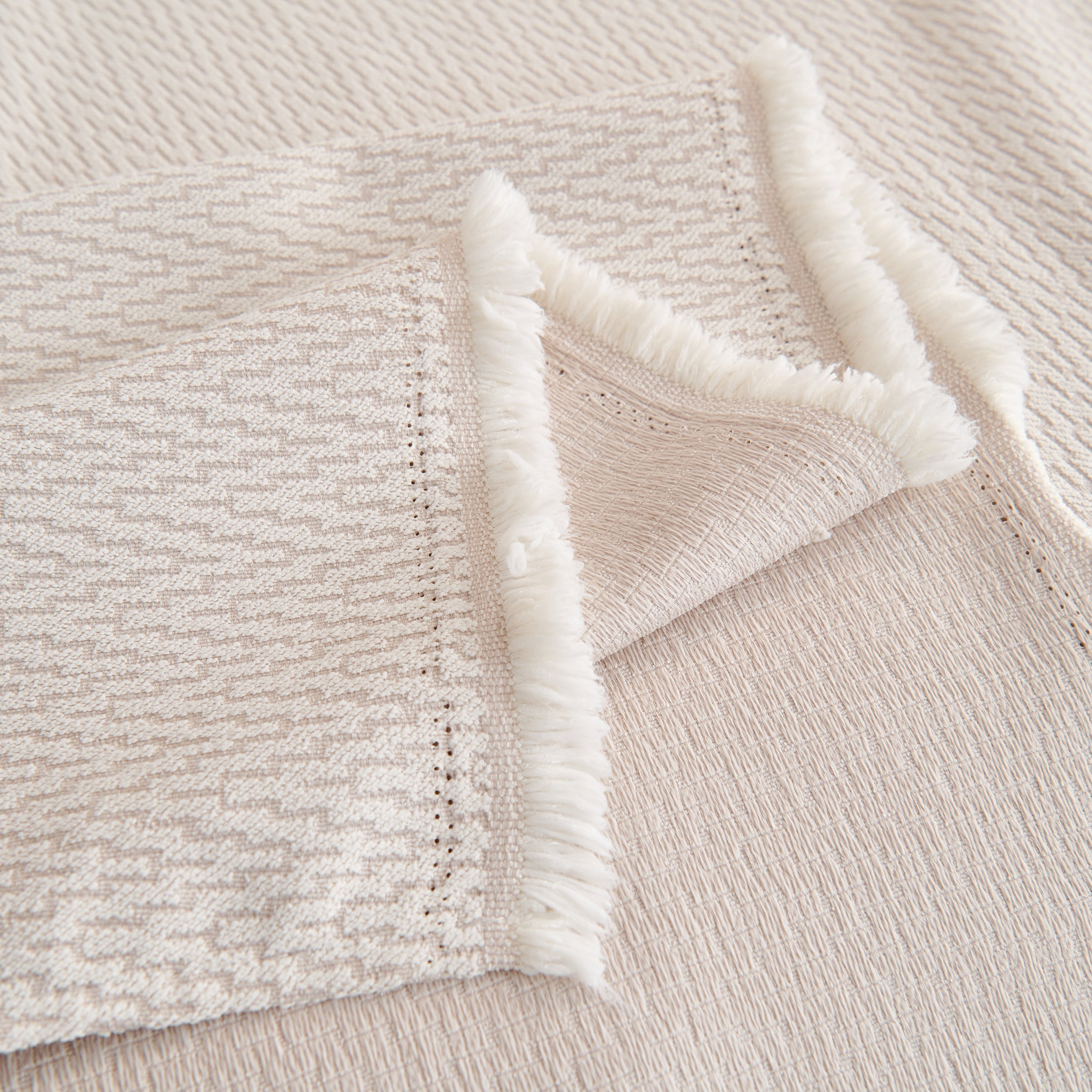 Waterproof Scratch Proof Herringbone Large Throw Blanket For Couch, Chenille Couch Cushion Covers For Pets
