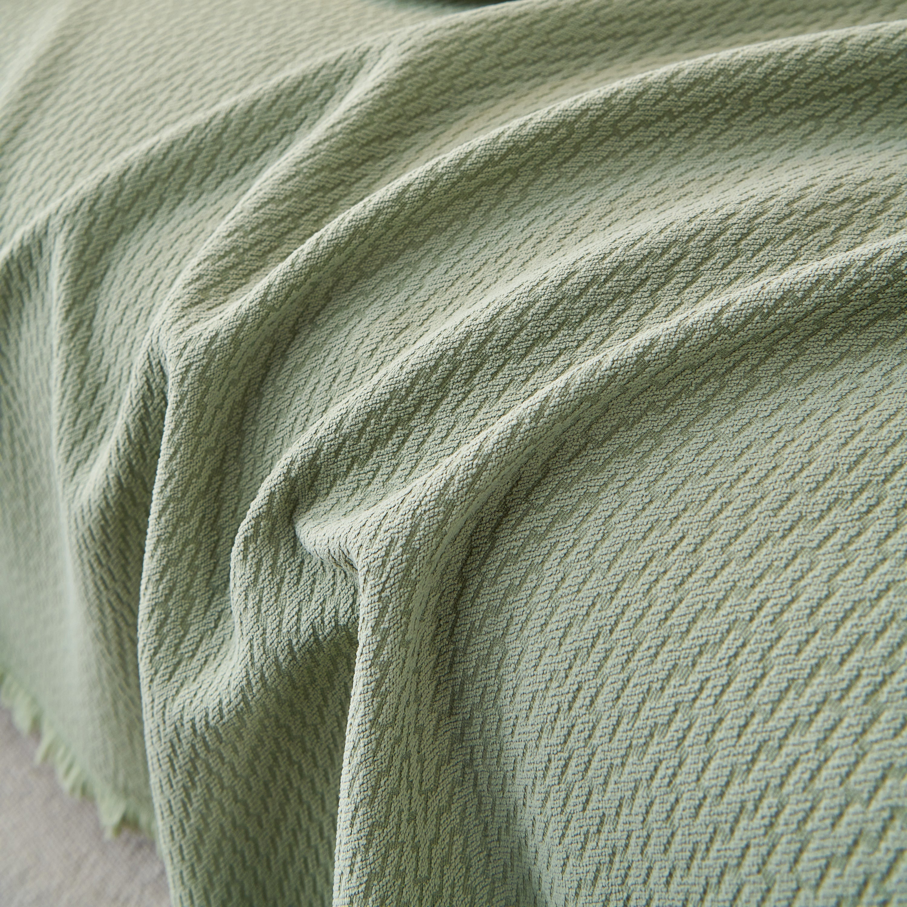 Waterproof Scratch Proof Herringbone Large Throw Blanket For Couch, Chenille Couch Cushion Covers For Pets