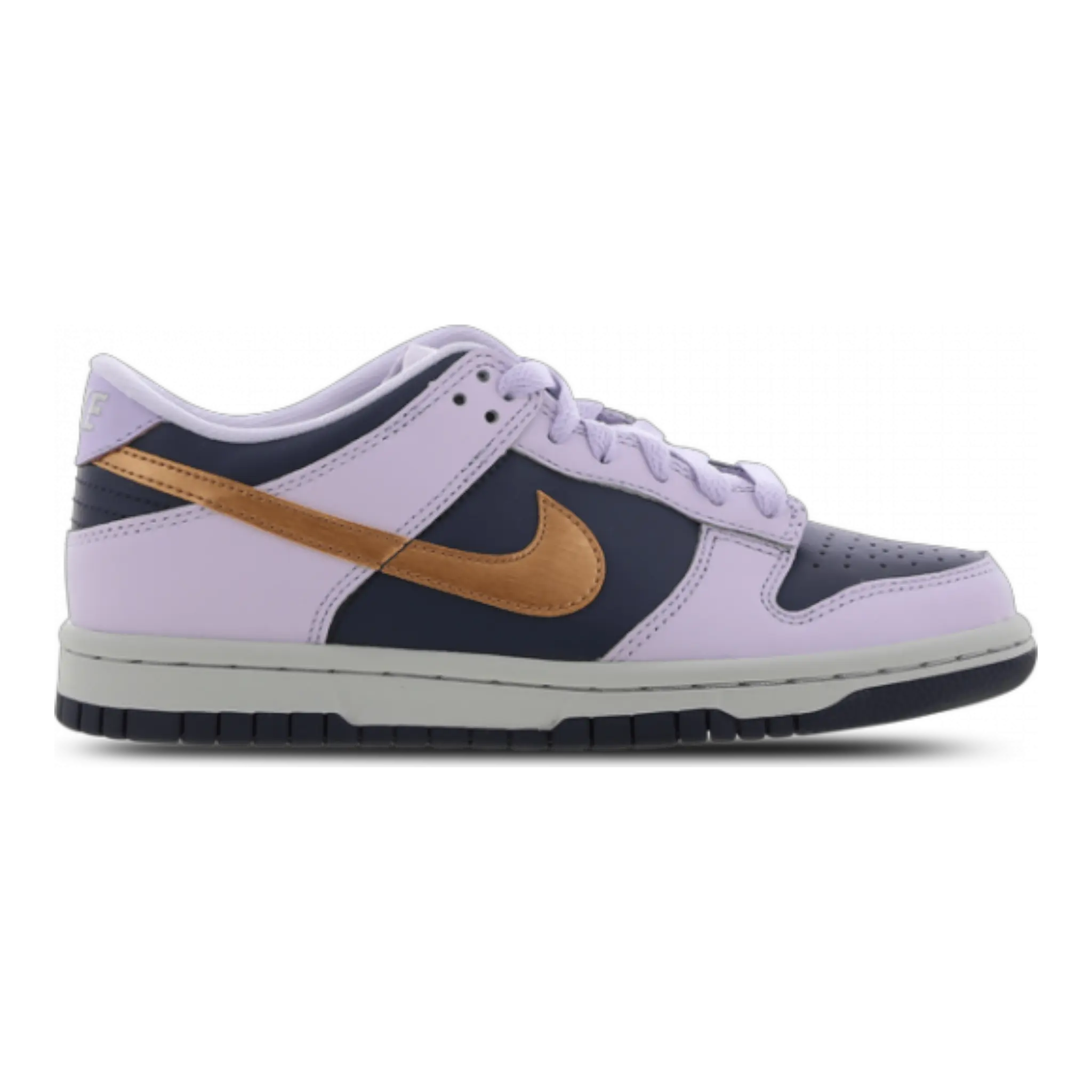 Nike Dunk Low SE Copper Swoosh Barely Grape Kids Sneakers
