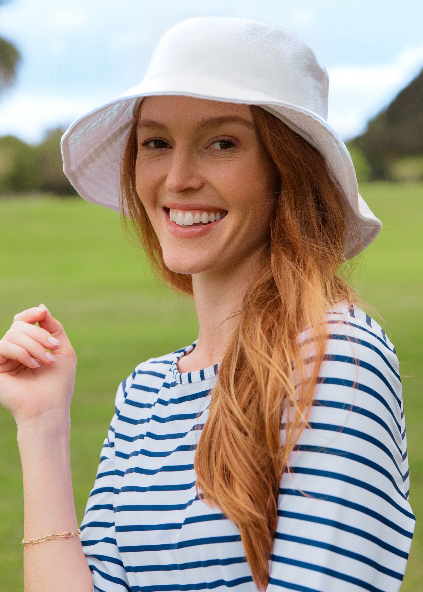 White Bucket Hat