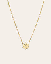Zoe Lev Diamond Flower Necklace