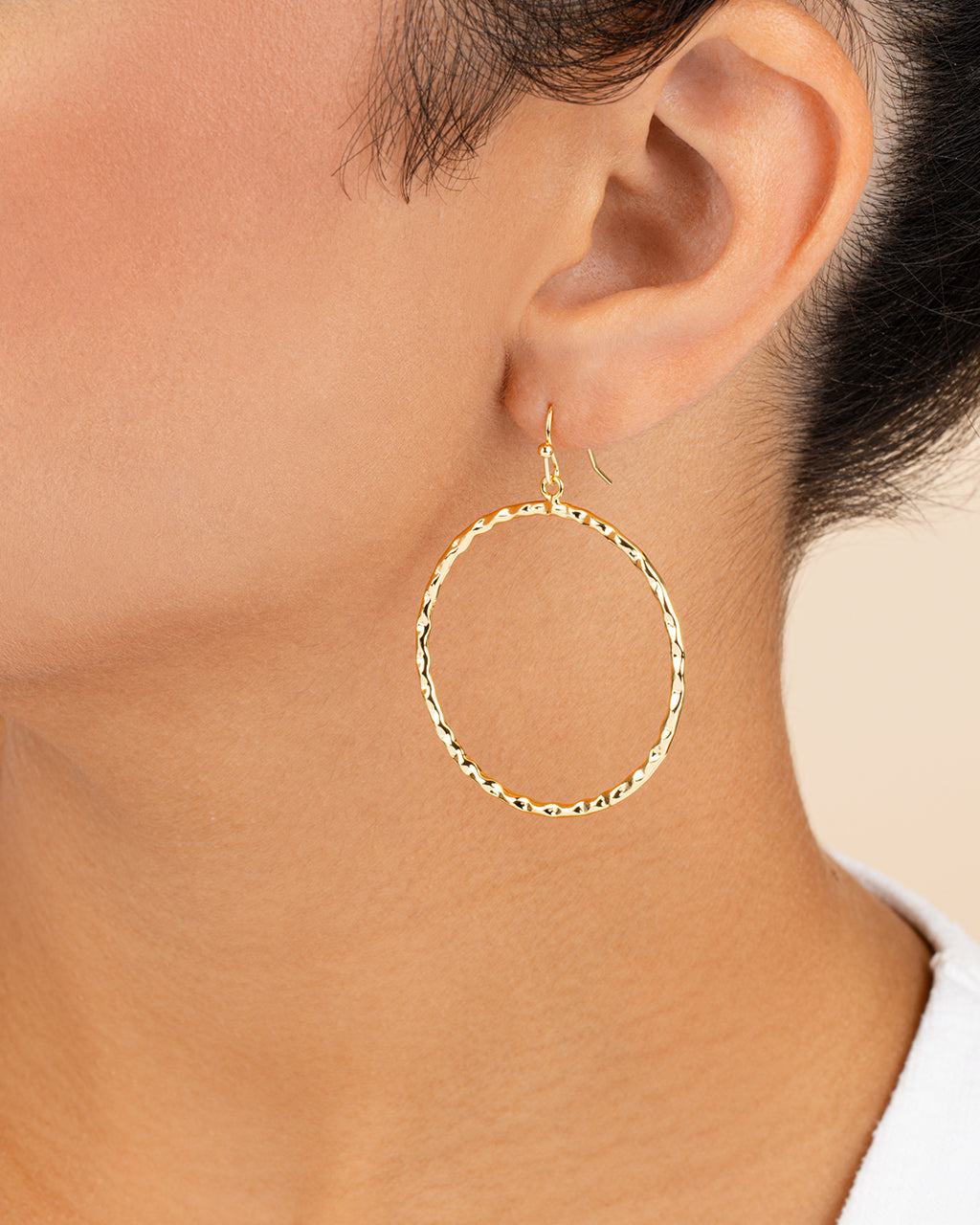 Gold And Silver Dangle Earrings