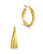 Triple Circle Lilibet Hoops