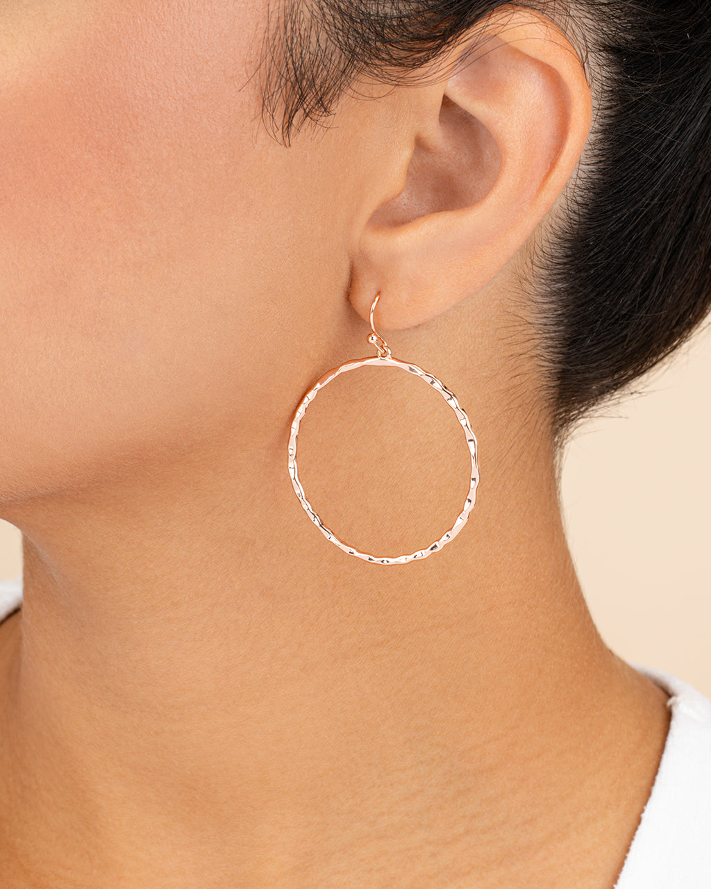 Gold And Silver Dangle Earrings