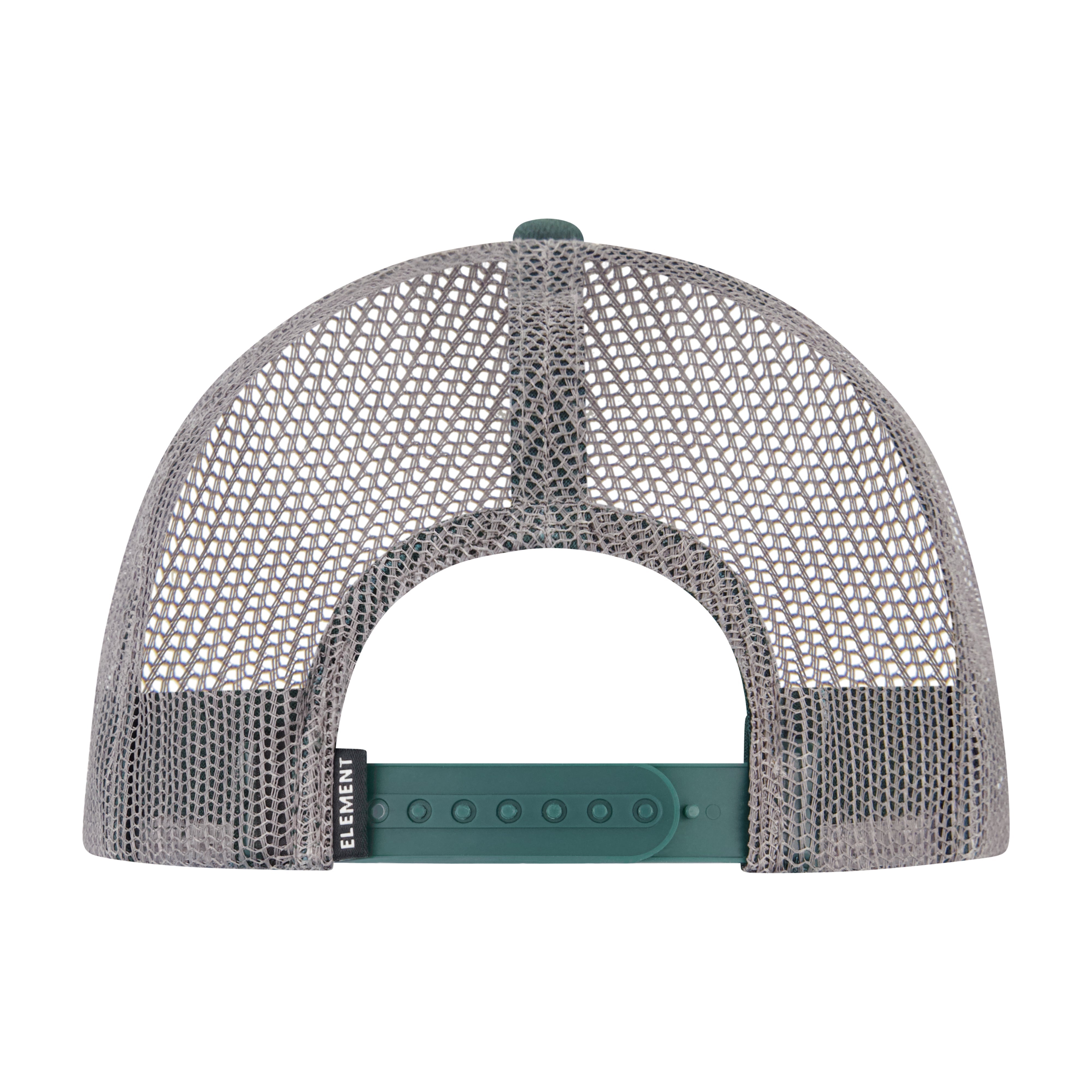 Element Logo Trucker Hat With Mesh Back And Snapback Closure