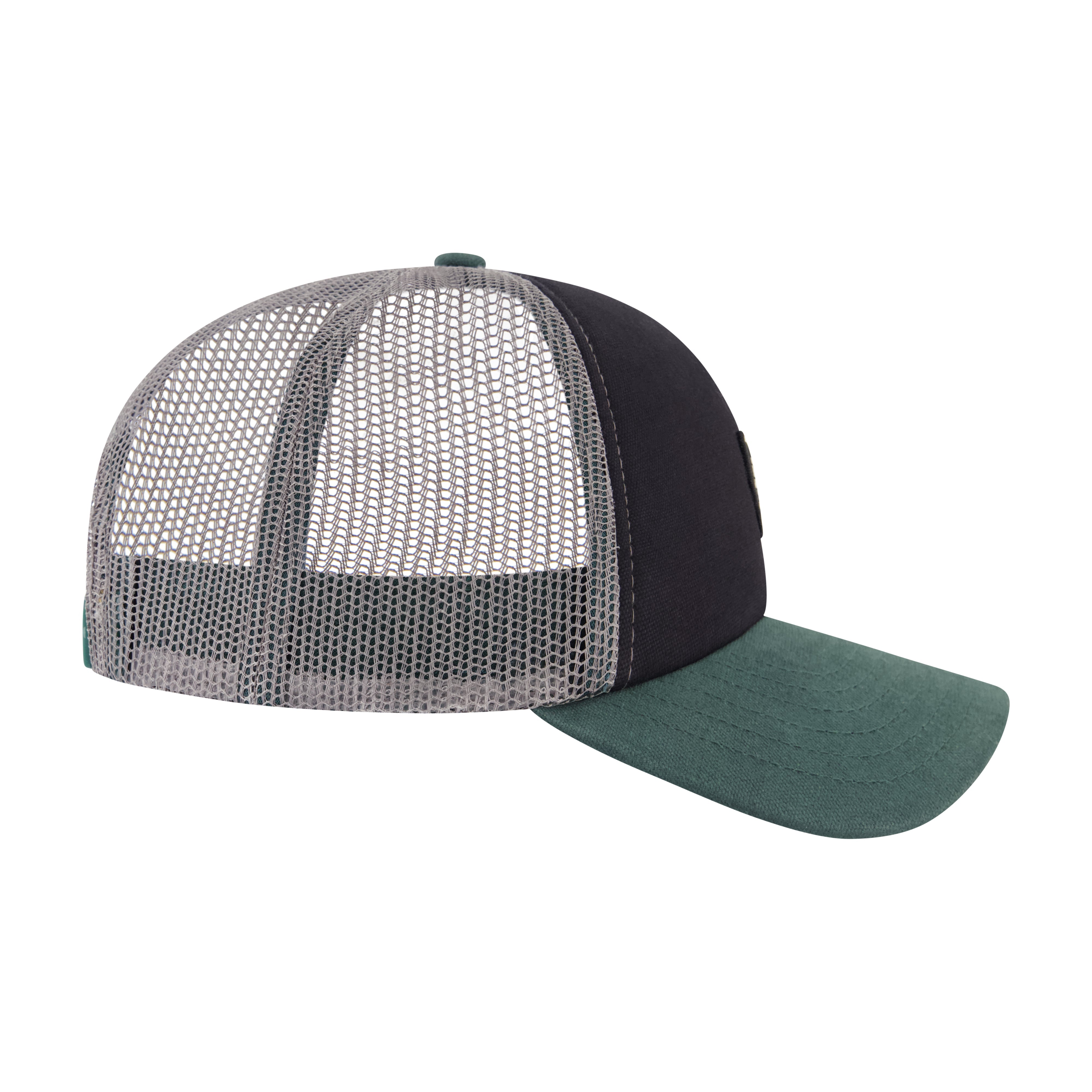 Element Logo Trucker Hat With Mesh Back And Snapback Closure