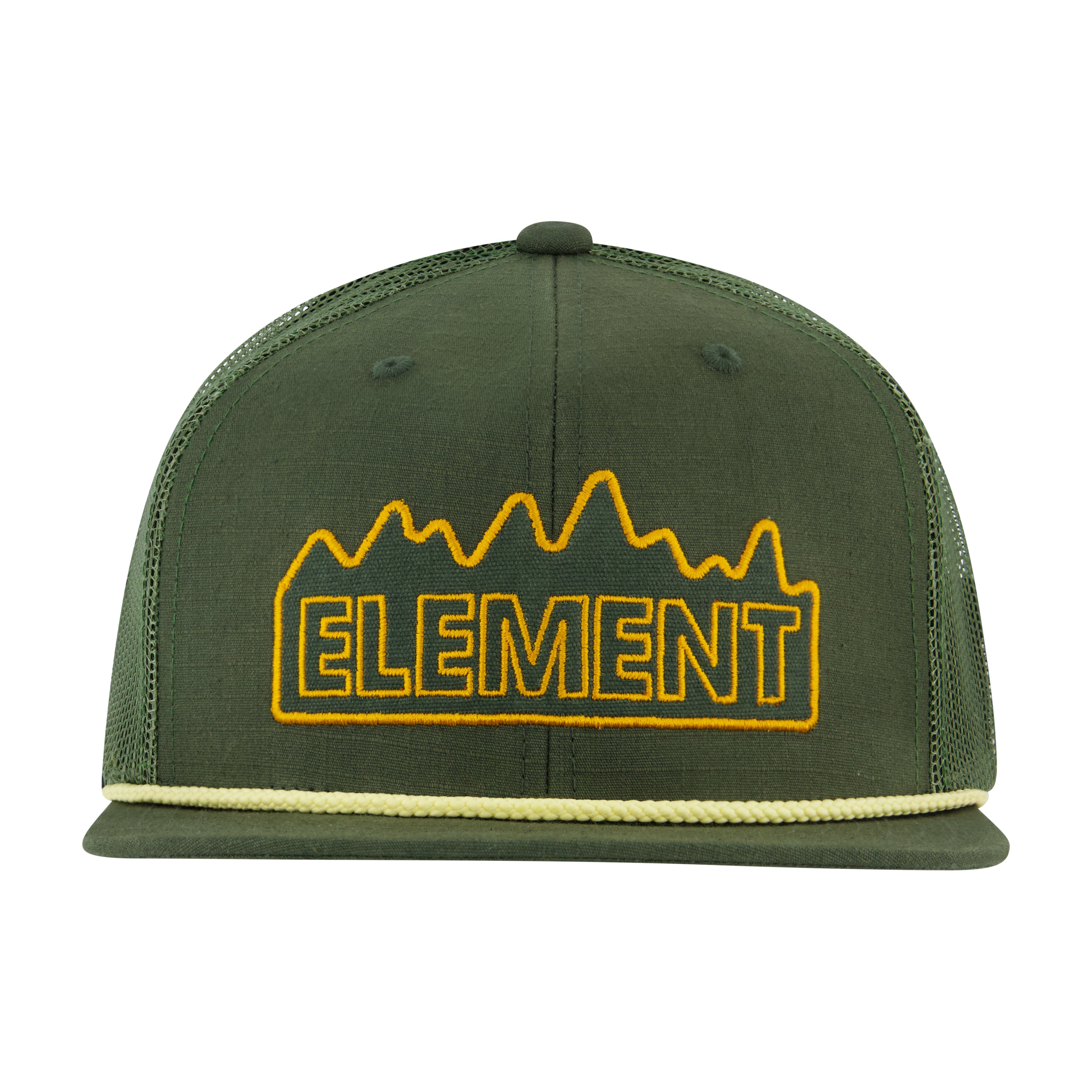 Element Cotton Ripstop Trucker Cap With Textured Embroidered Logo