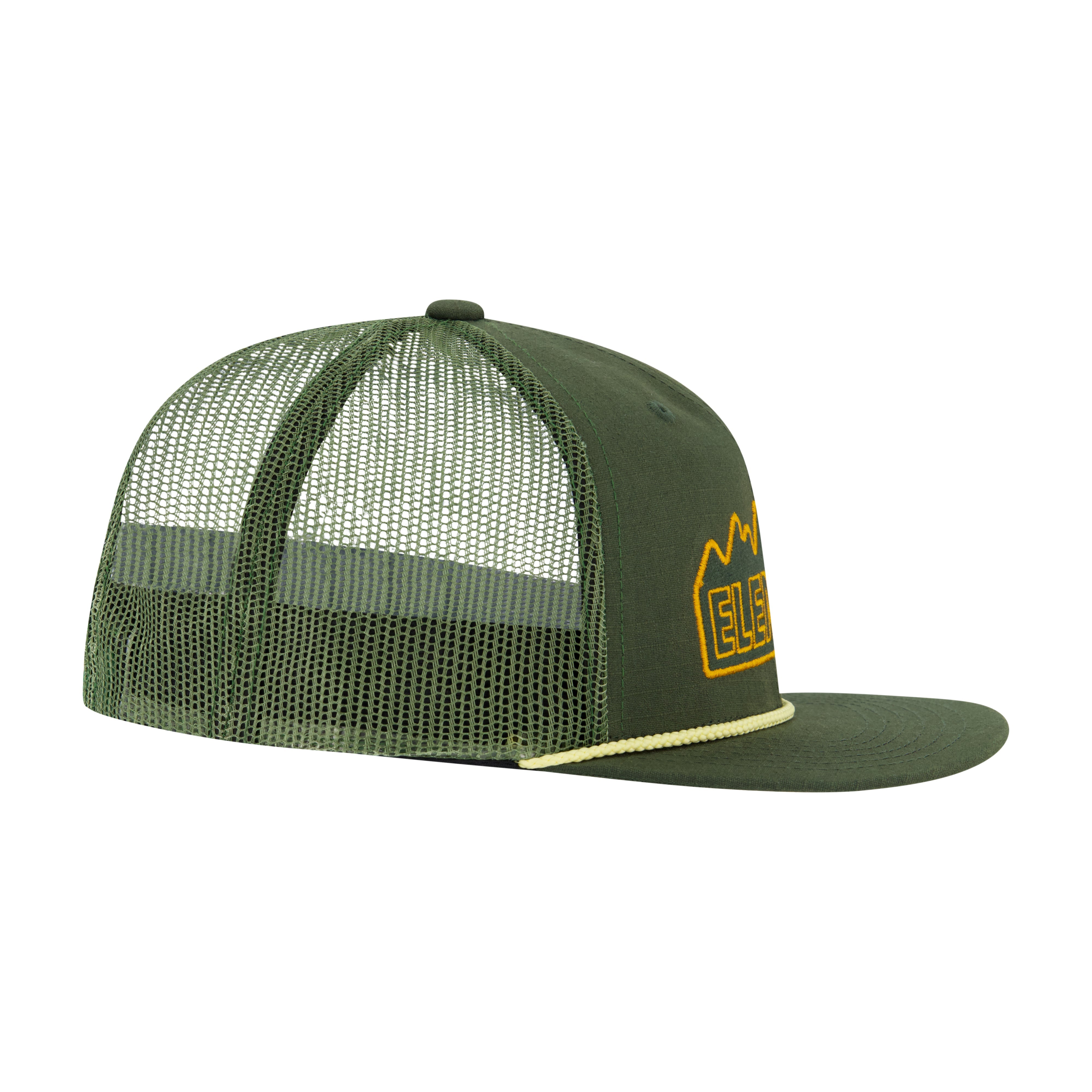 Element Cotton Ripstop Trucker Cap With Textured Embroidered Logo