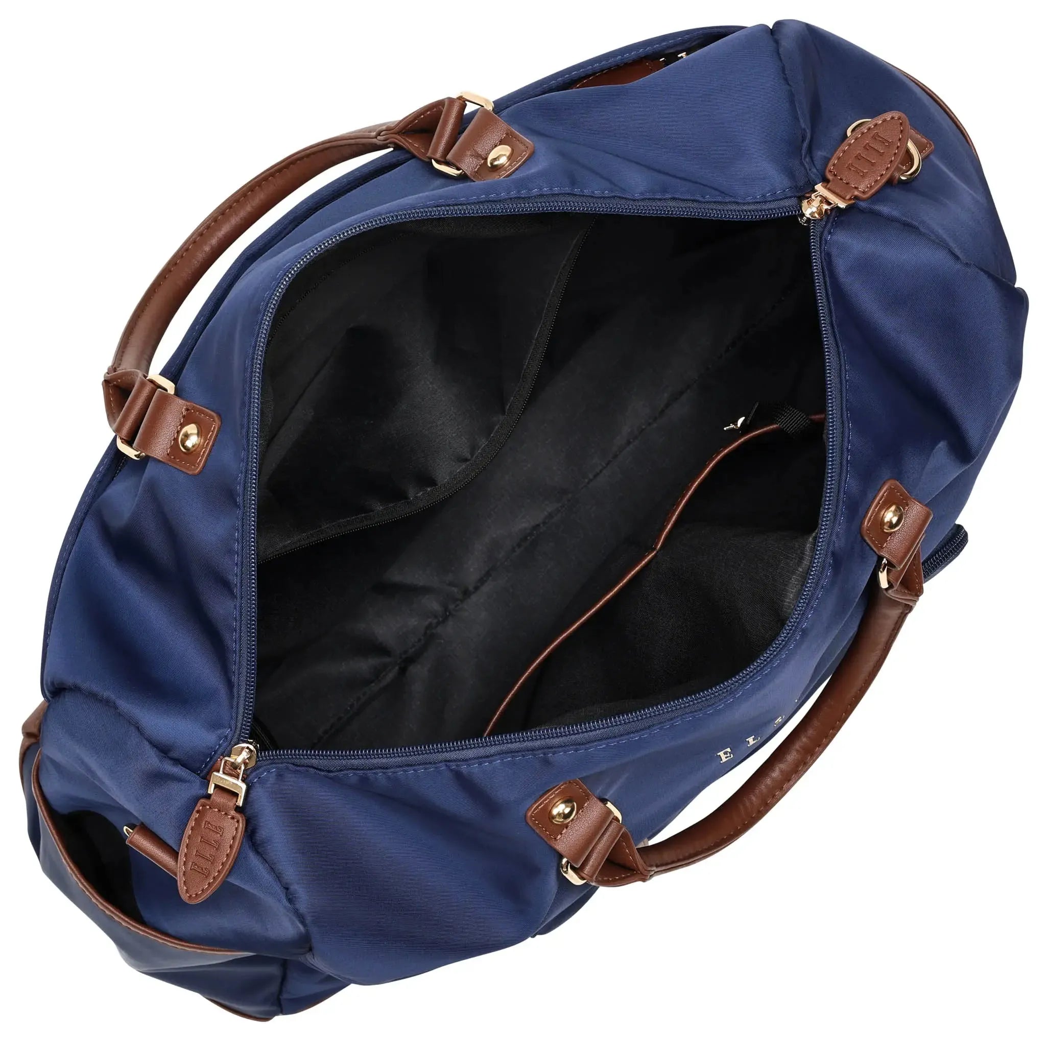 Luxe Journey 30l Twill And Vegan Leather Weekender Duffel Bag