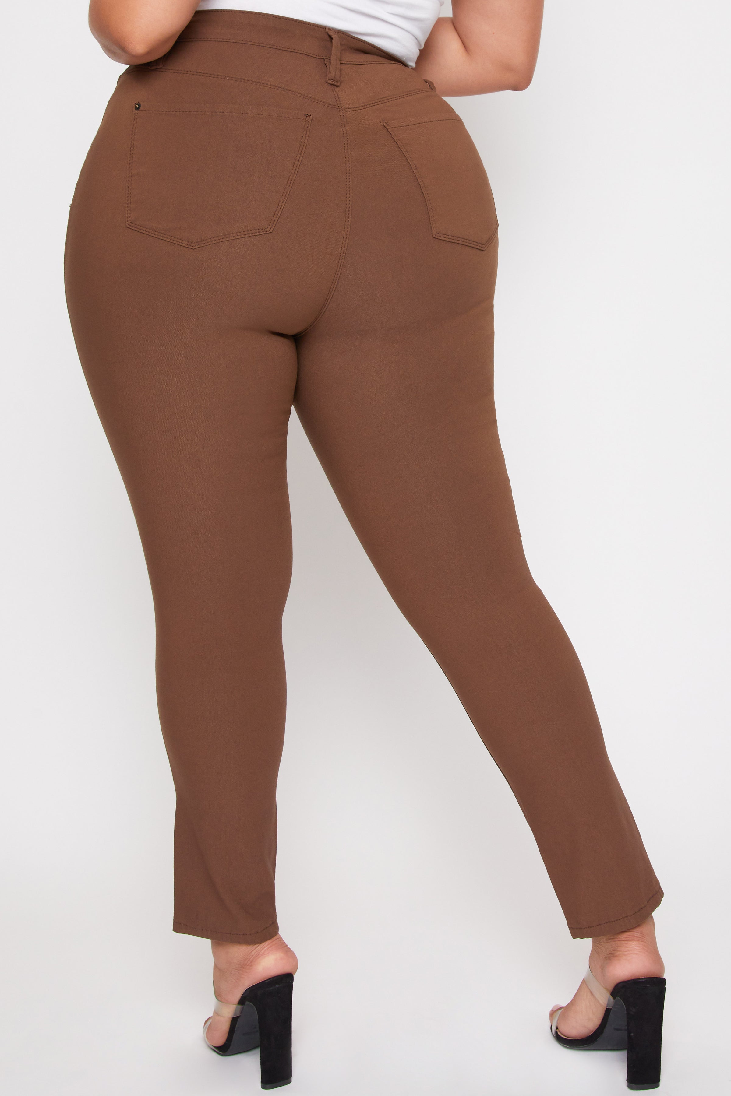 Women's Plus Mid Rise Hyperstretch Skinny Pants