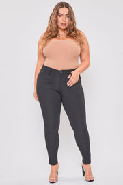 Women's Plus Mid Rise Hyperstretch Skinny Pants