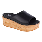 FitFlop Eloise Cork Women’s Wedge Sandals – Black