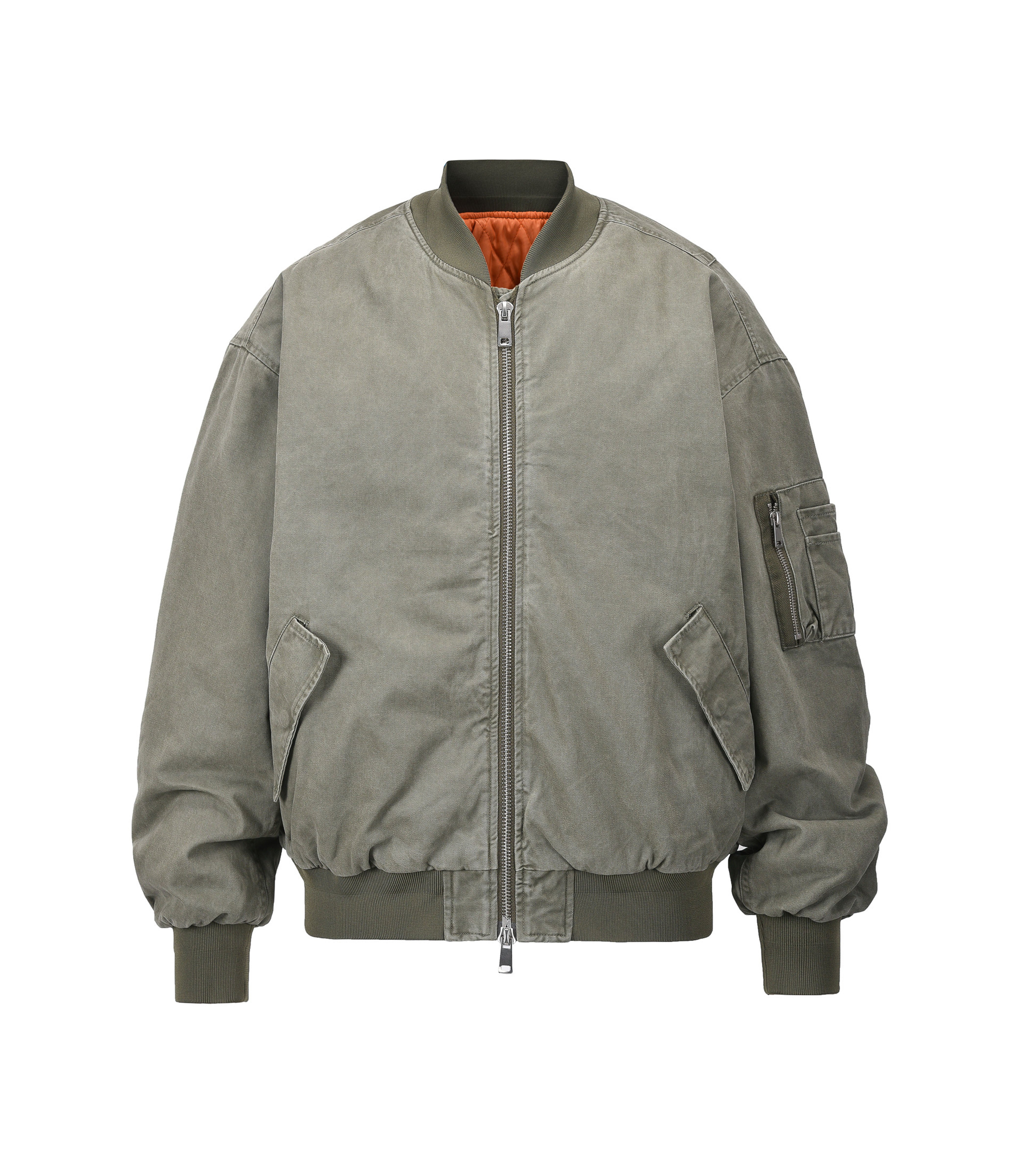 STONE  MA-1ジャケット オリーブ SteinMart.com | VINTAGE BOMBER JACKET MA1 [OLIVE] – Stein Mart