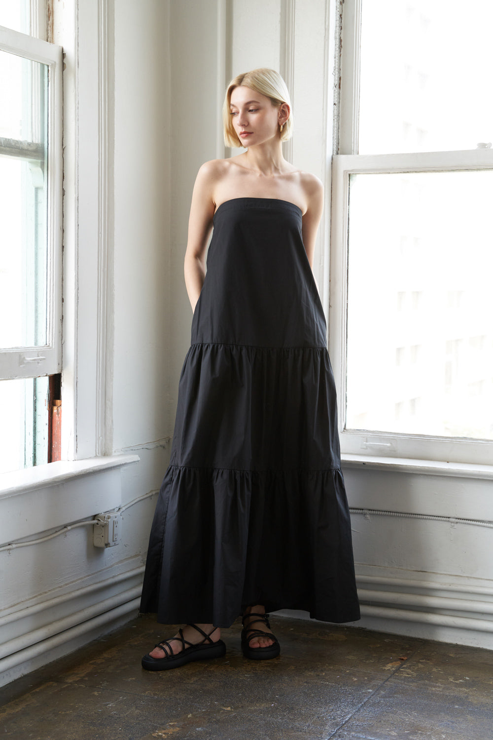 Girls Just Wanna Have Woven Maxi Dress