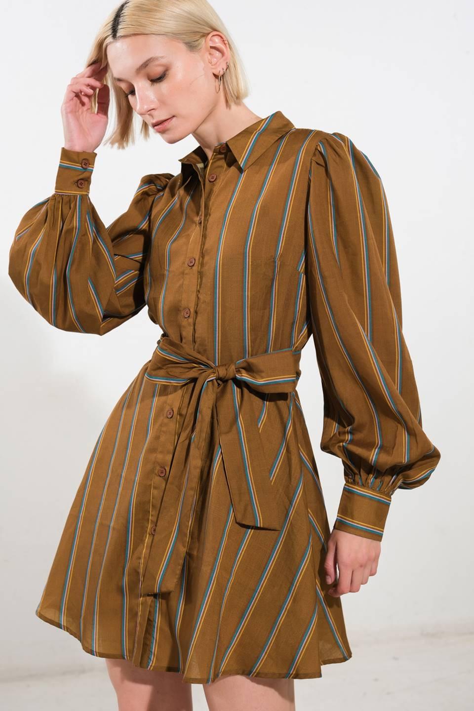 Give It A Go Woven Mini Dress