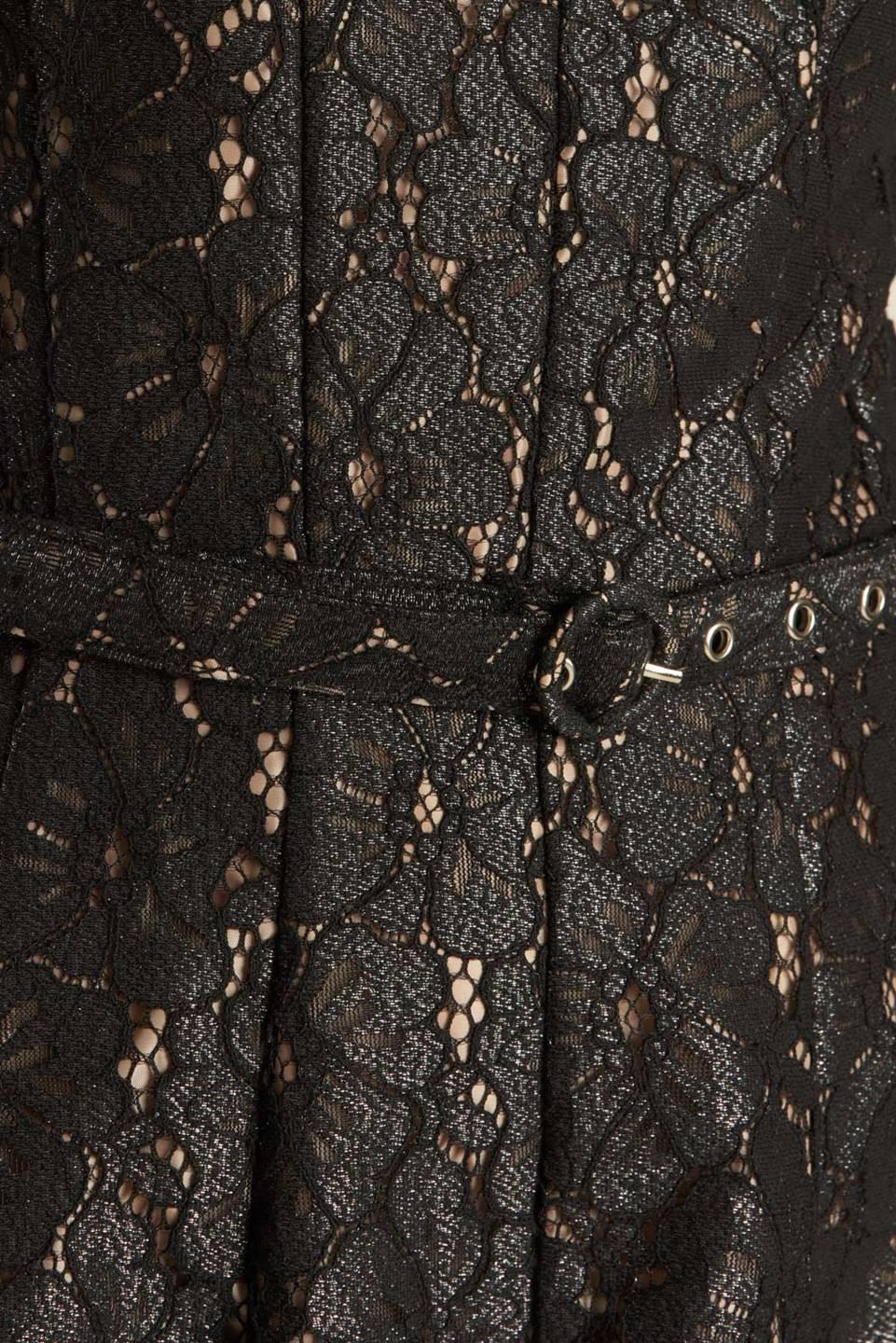 The Truth Is Woven Lace Midi Dress