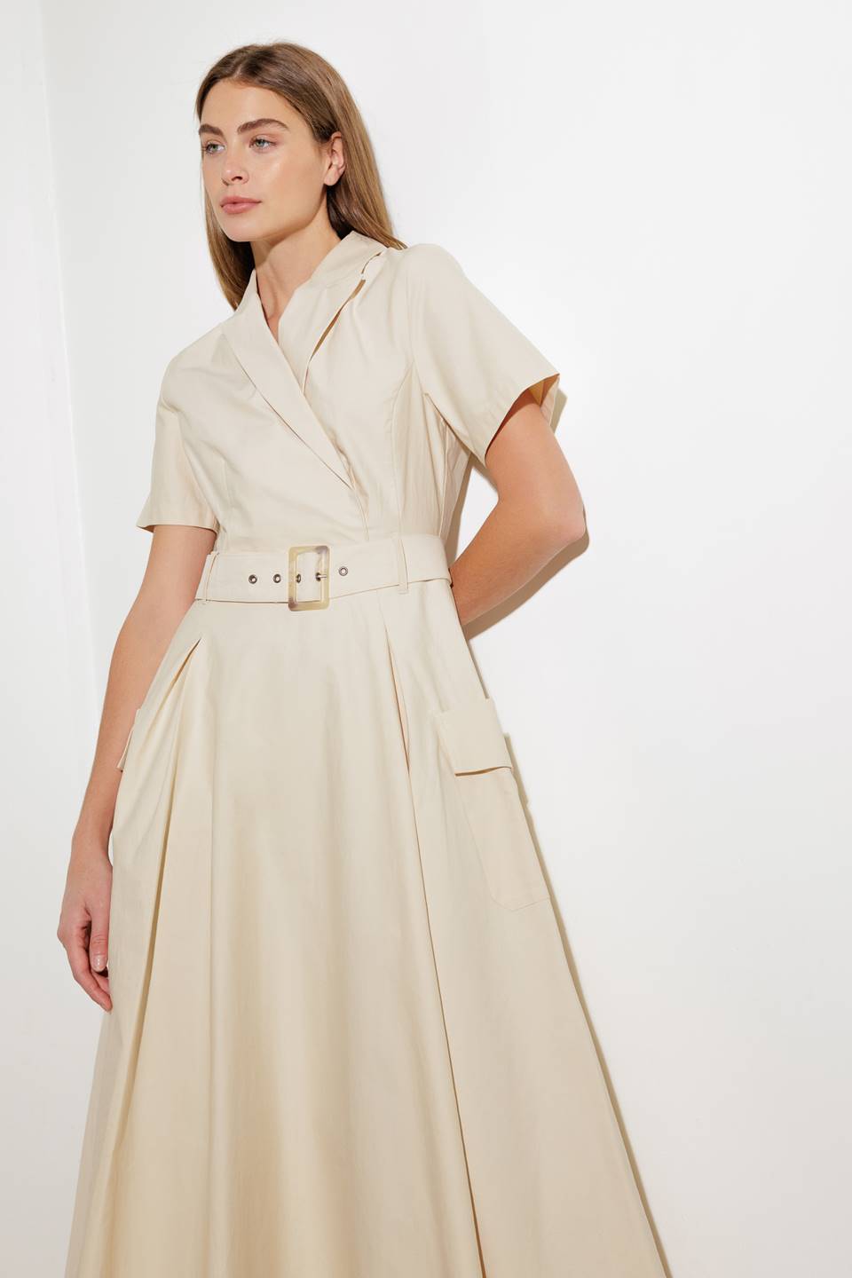 Lost In The Stars Woven Midi Dress