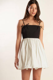 Patio Sensets Woven Combination Mini Dress