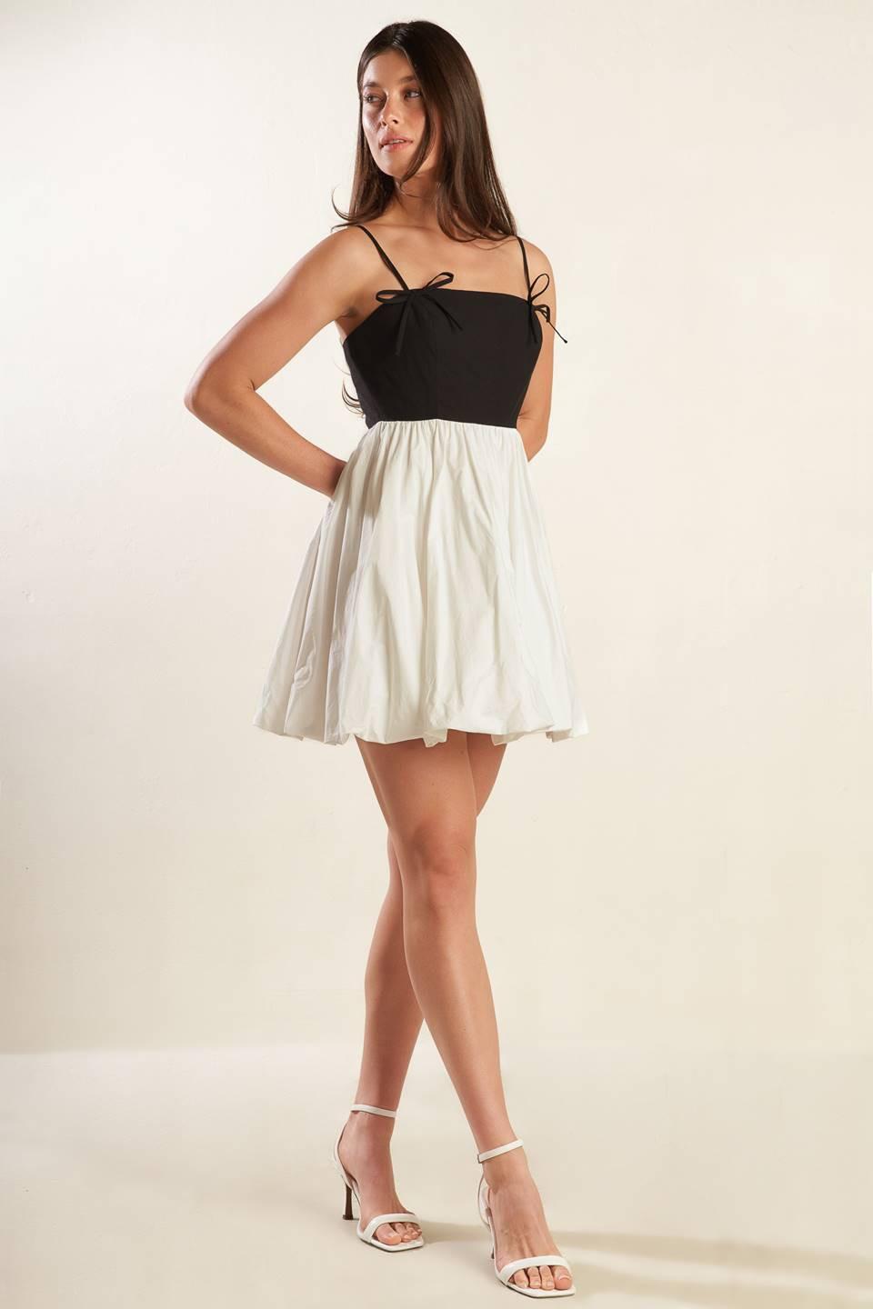 Patio Sensets Woven Combination Mini Dress