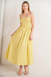 lemon midi dress Dream Crush Lace-Up Back Side Split Bring a touch of European summer charm to your wardrobe with the Sunny Days Ahead White Lemon Print Midi Dress Lemon Midi Dress