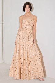 Dotted Dream Woven Maxi Dress