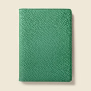 Leather Green Passport Wallet With RFID