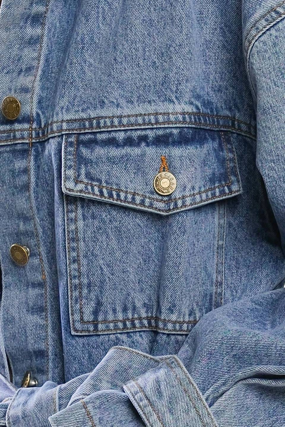 Breathtaking Charm Denim Midi Jacket
