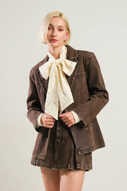 Daring Confidence Denim Blazer