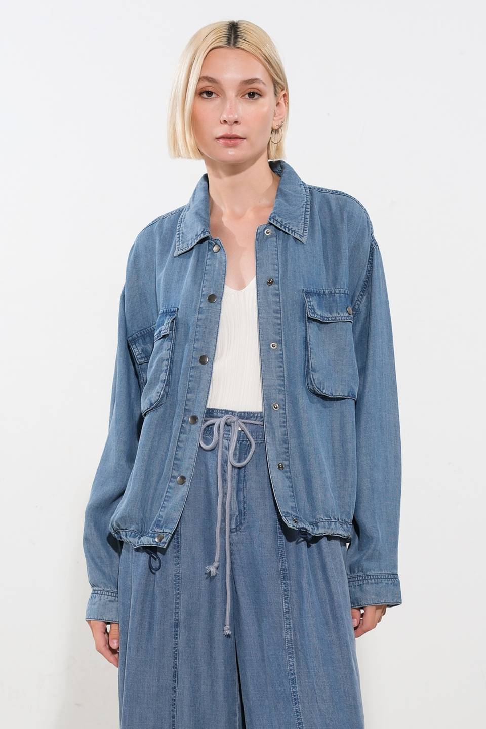 Active Vibe Tencel Denim Jacket