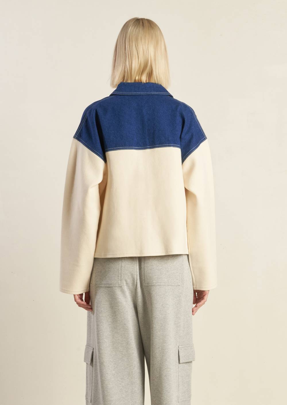 Sweet Harmony Denim Combination Jacket