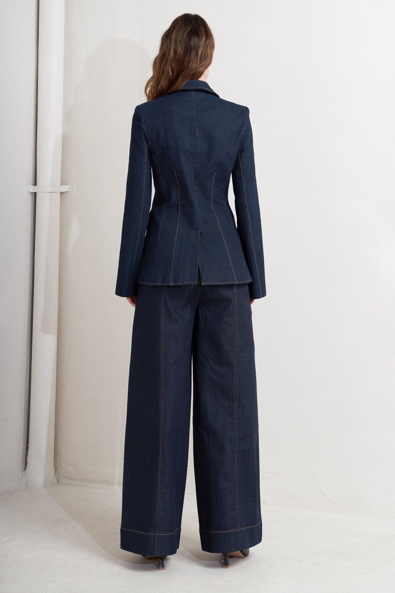 Urban Panel Denim Blazer